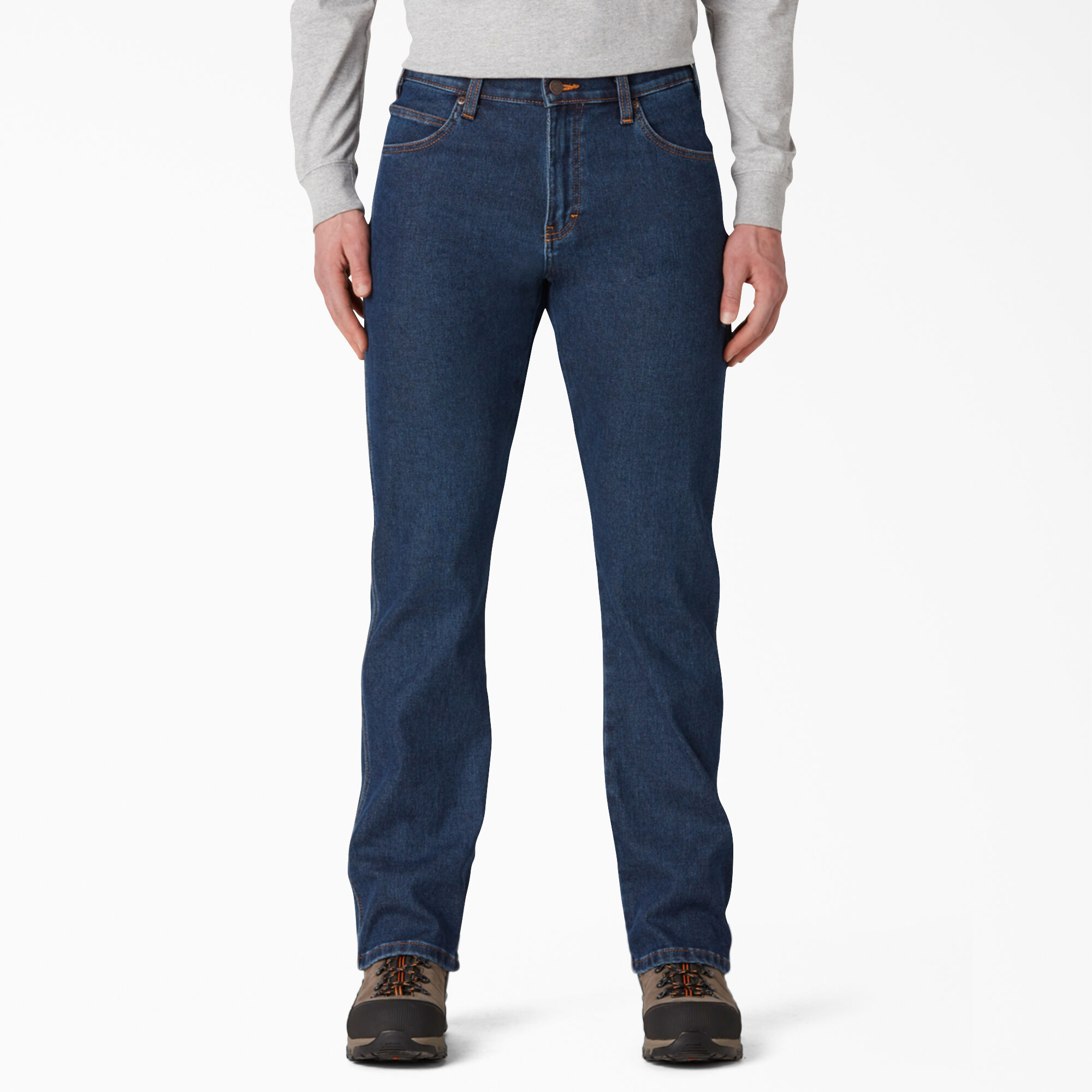 Lined Regular Fit Denim Carpenter Jeans
