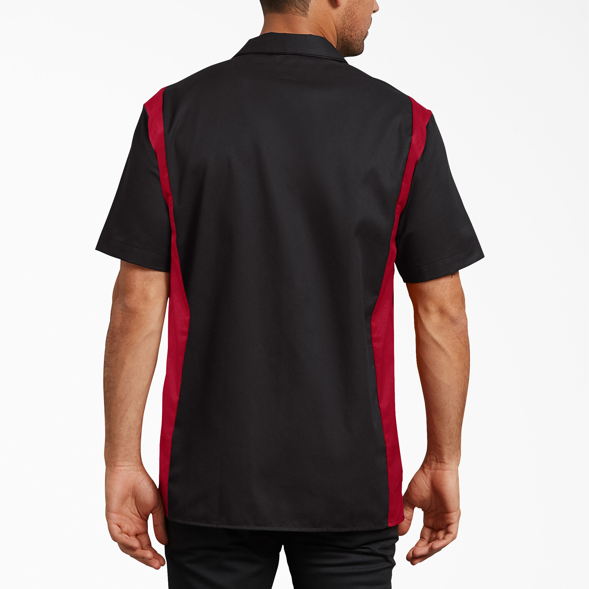 Two-Tone Short Sleeve Work Shirt