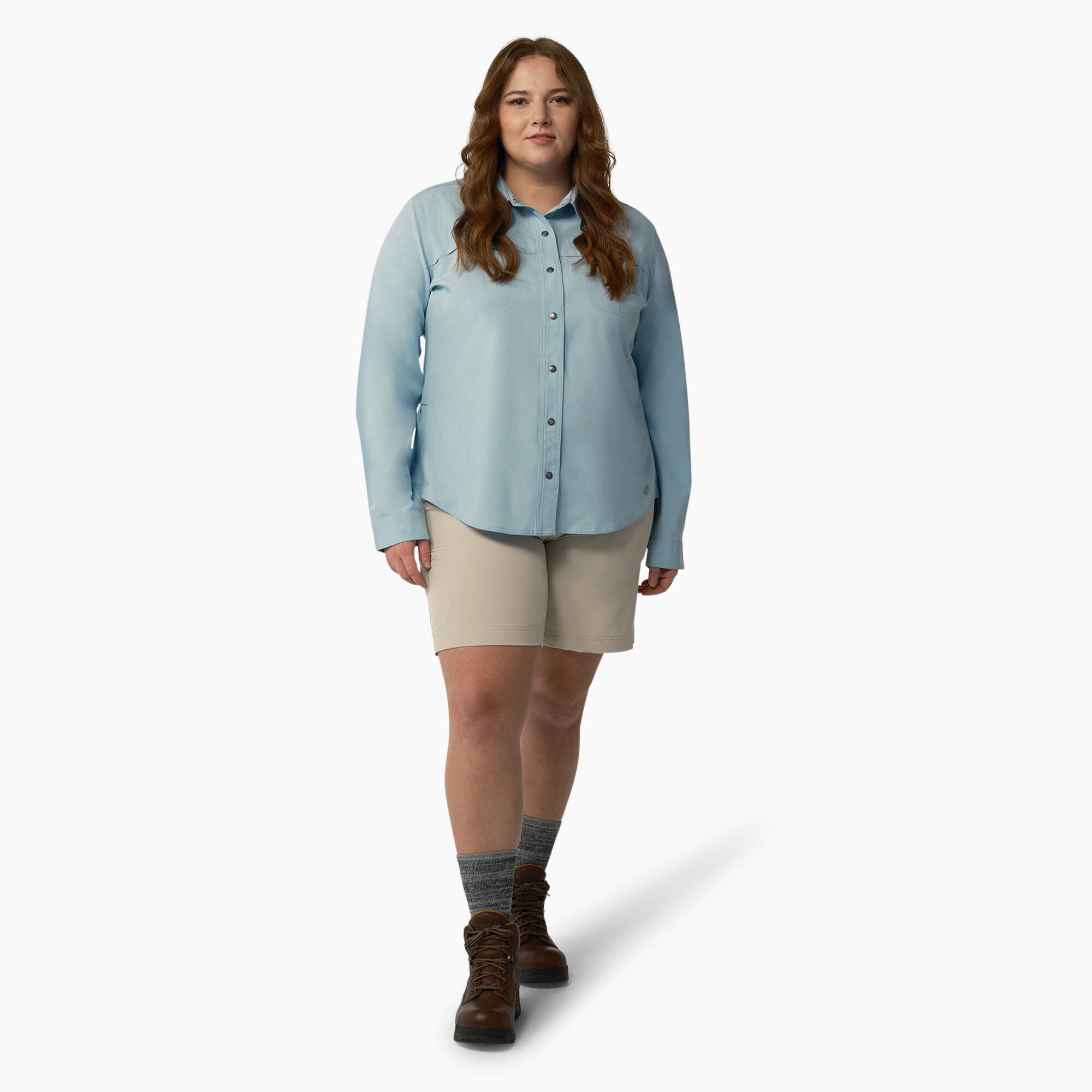 Women's Plus Cooling Roll-Tab Work Shirt