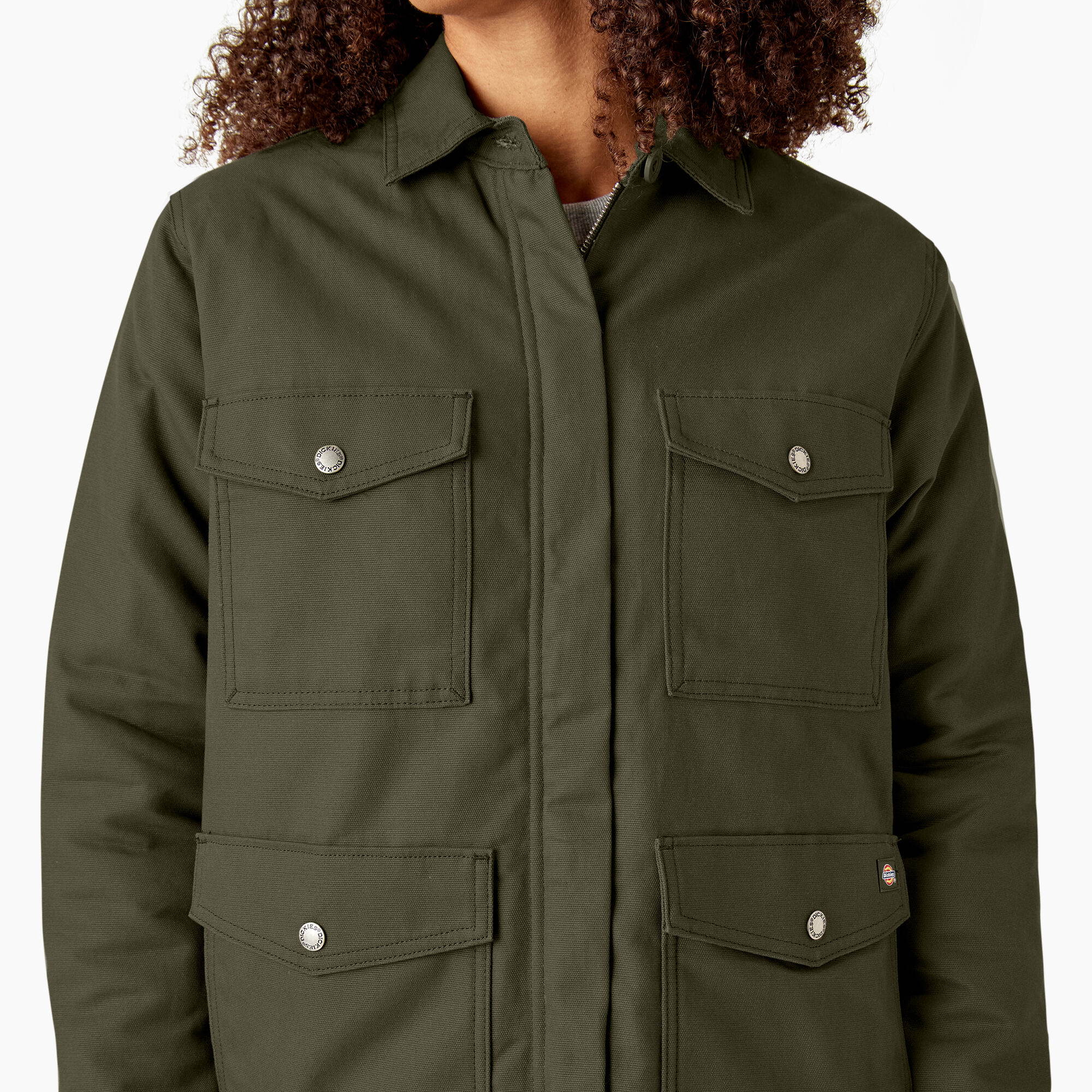 Women's Duck Fleece Lined Chore Coat