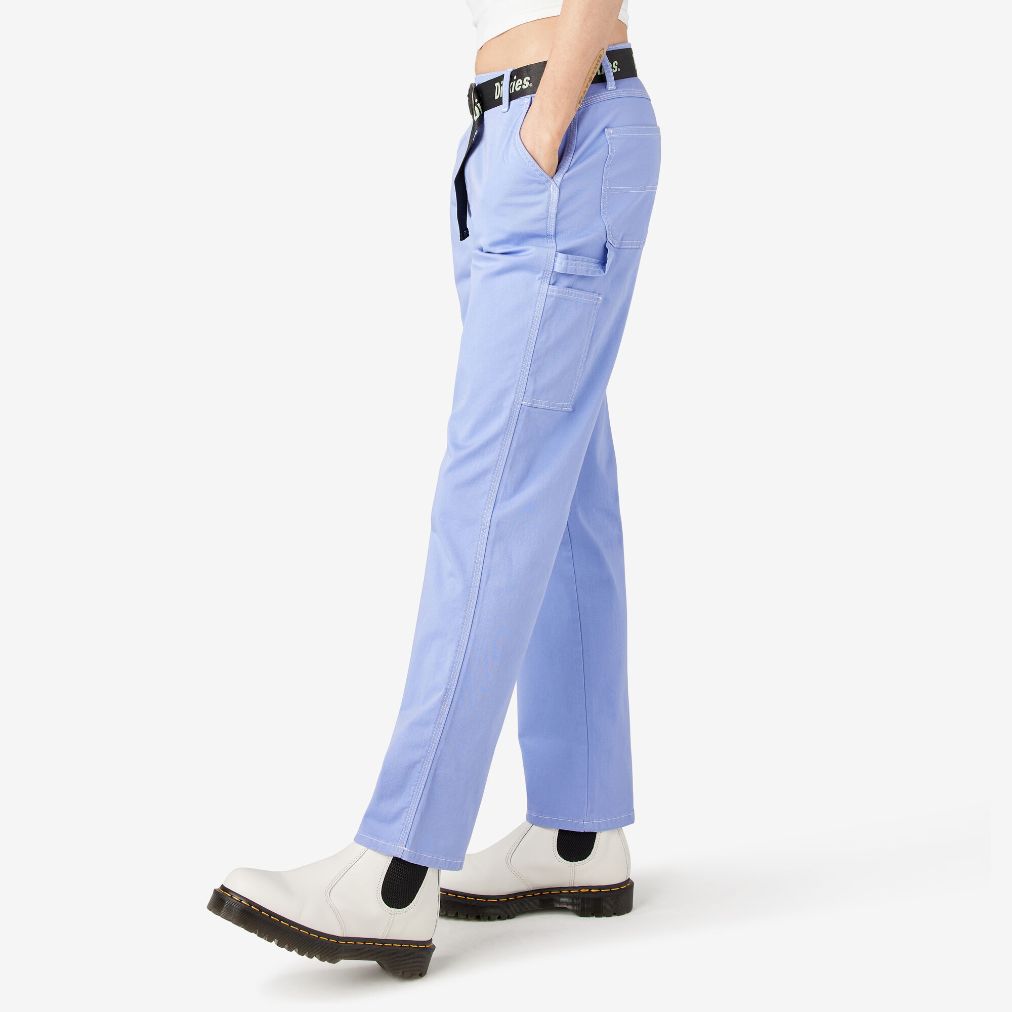 Women's Relaxed Fit Carpenter Pants, Jacaranda