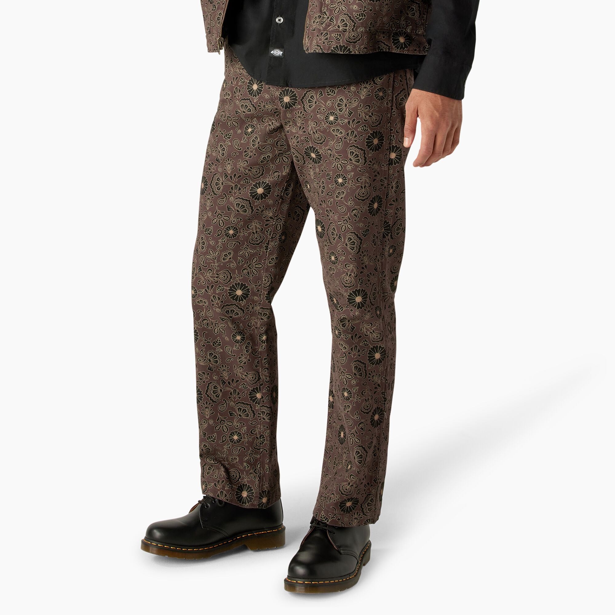 Ellis Floral Print Duck Canvas Pants
