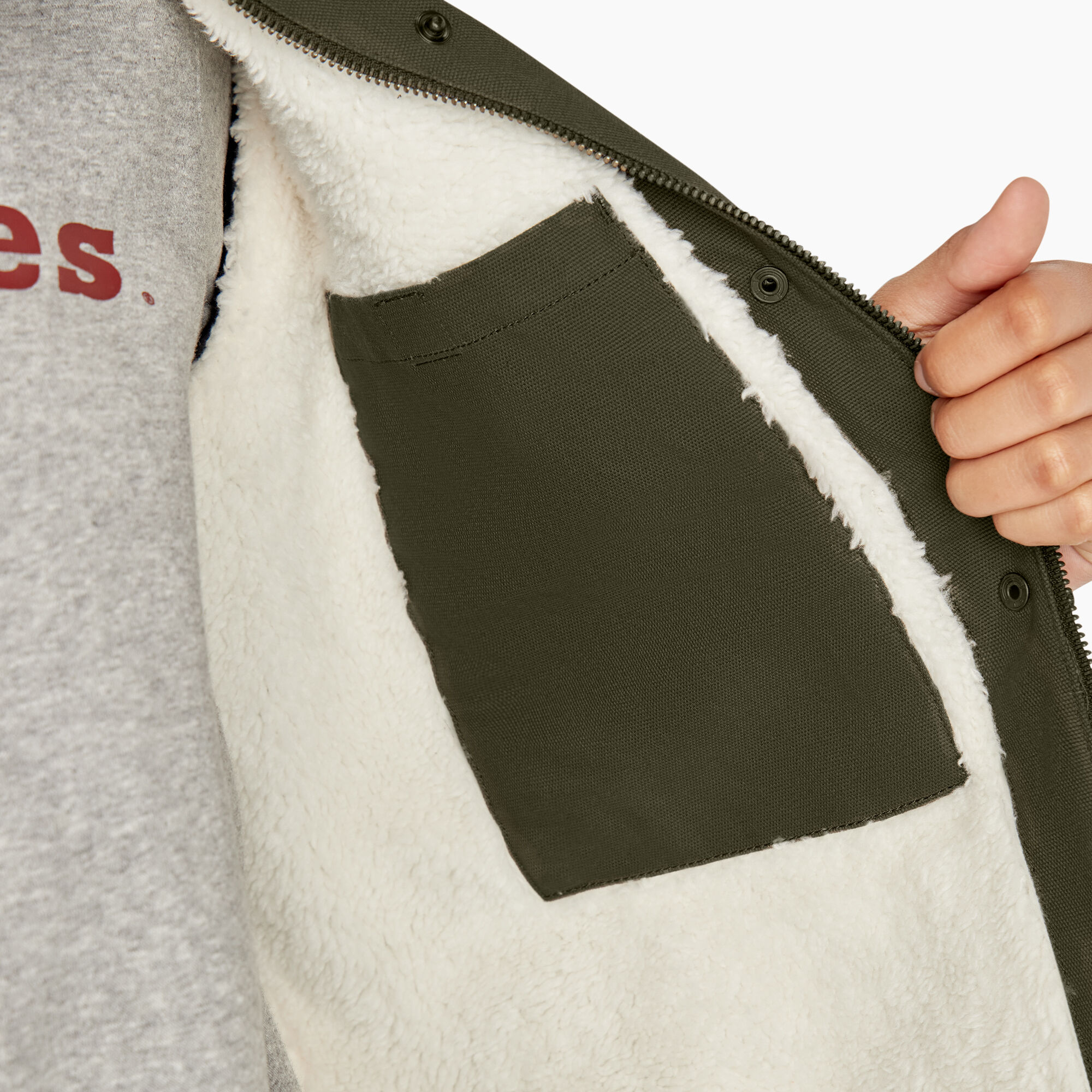 Women's Duck Fleece Lined Chore Coat