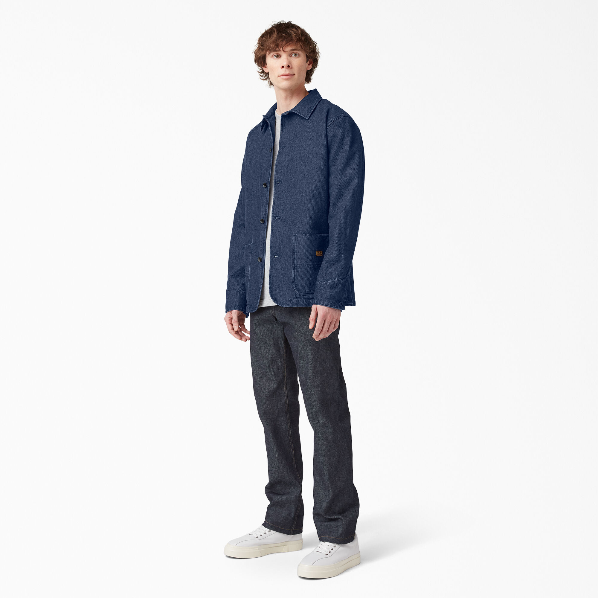 Dickies 1922 Indigo Chore Coat, Rinsed Indigo Blue