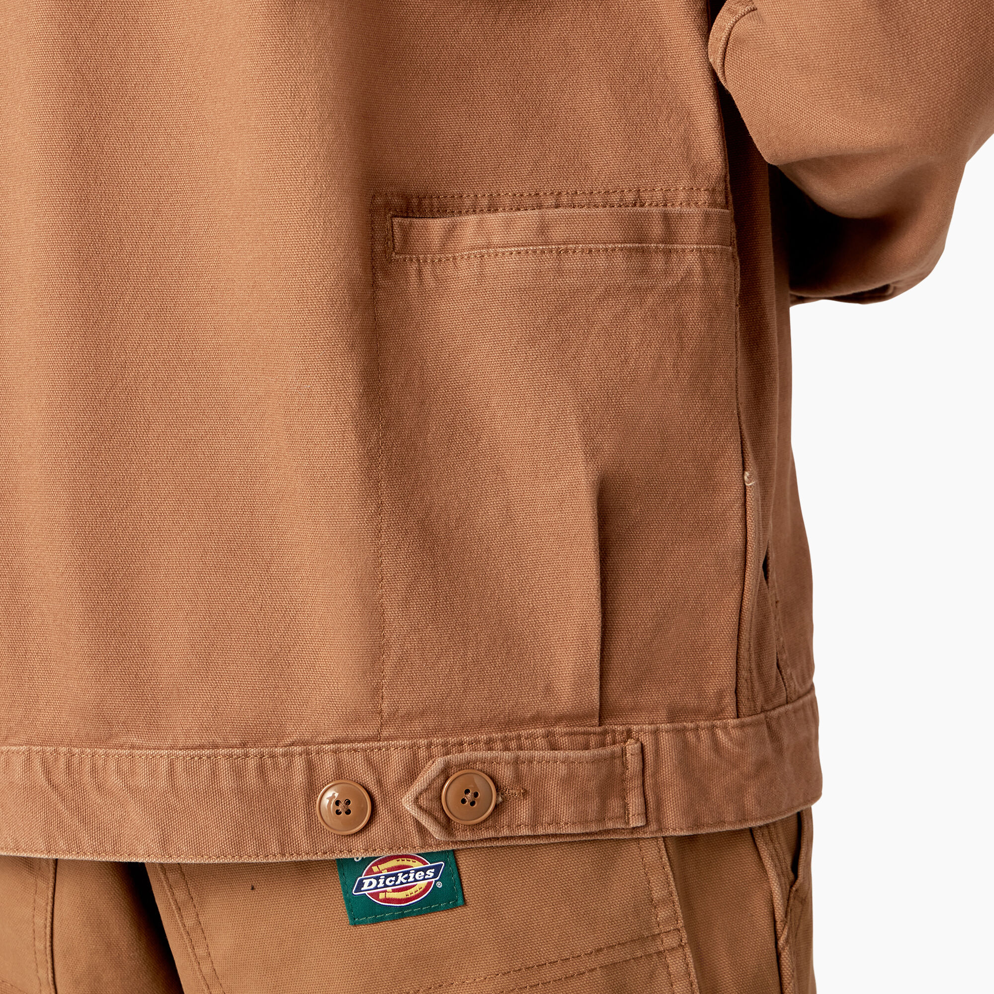 Dickies x Jameson Eisenhower Jacket, Rinsed Brown Duck