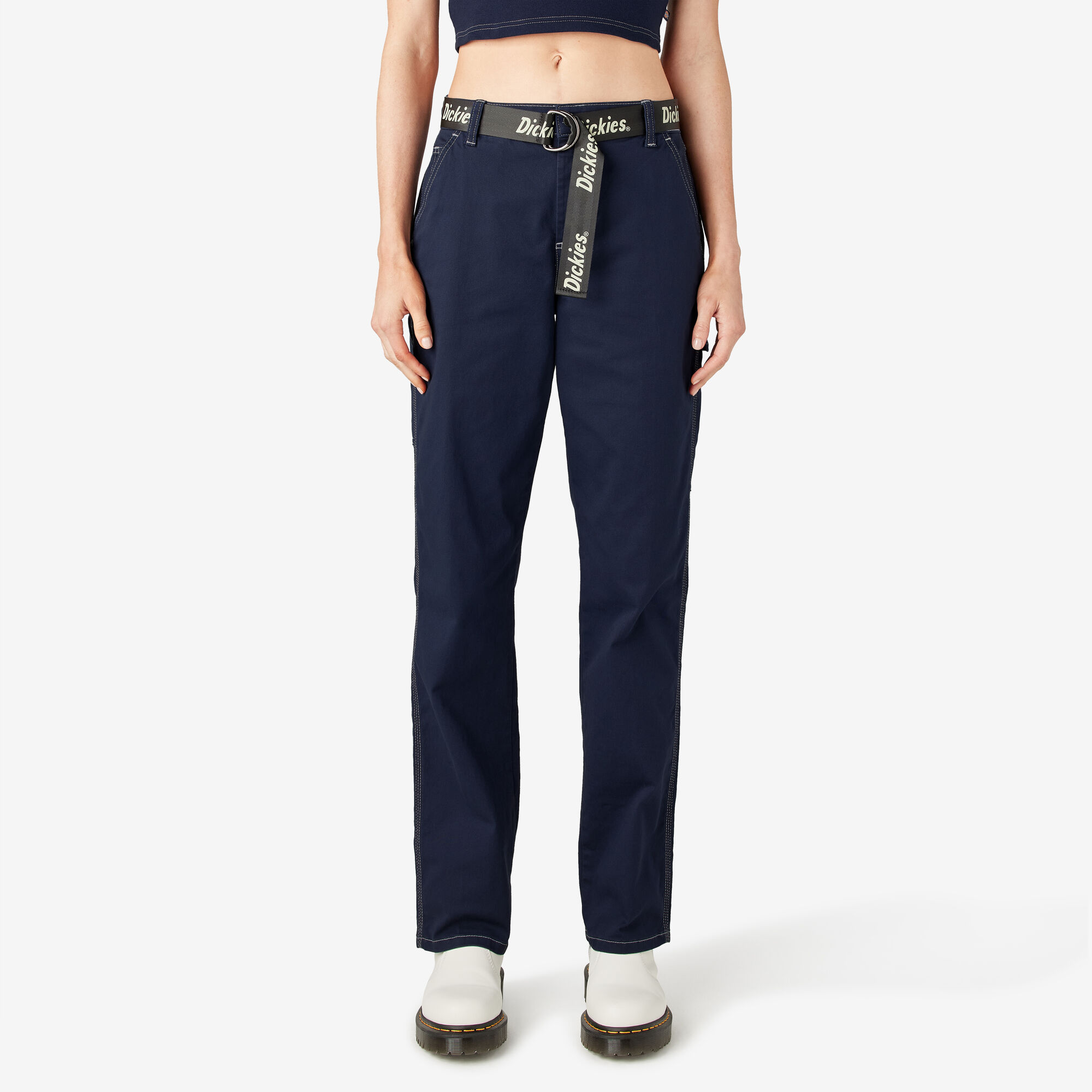 Women's Relaxed Fit Carpenter Pants, Ink Navy