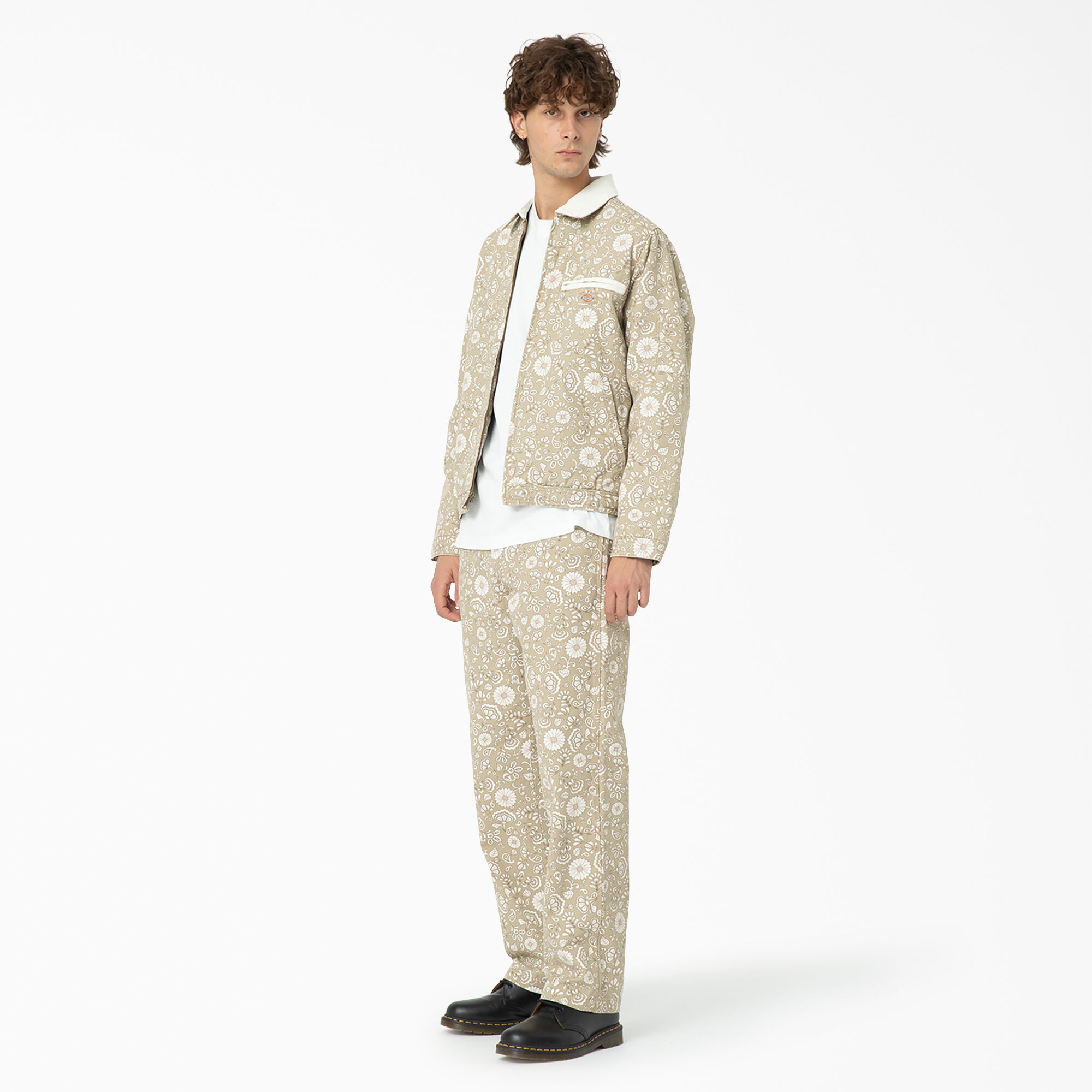 Ellis Floral Print Duck Canvas Pants