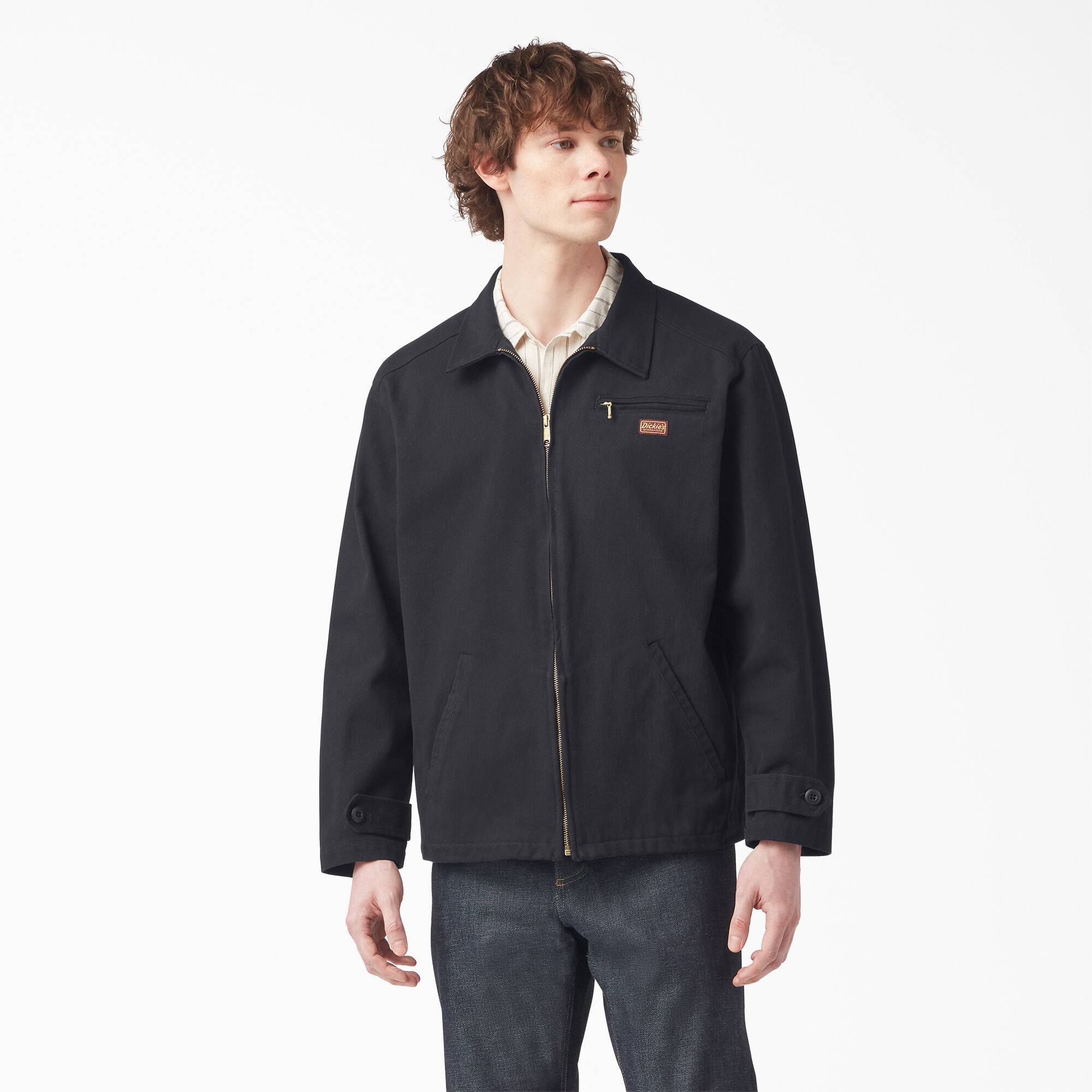 Dickies 1922 Brushed Twill Jacket, Rinsed Black