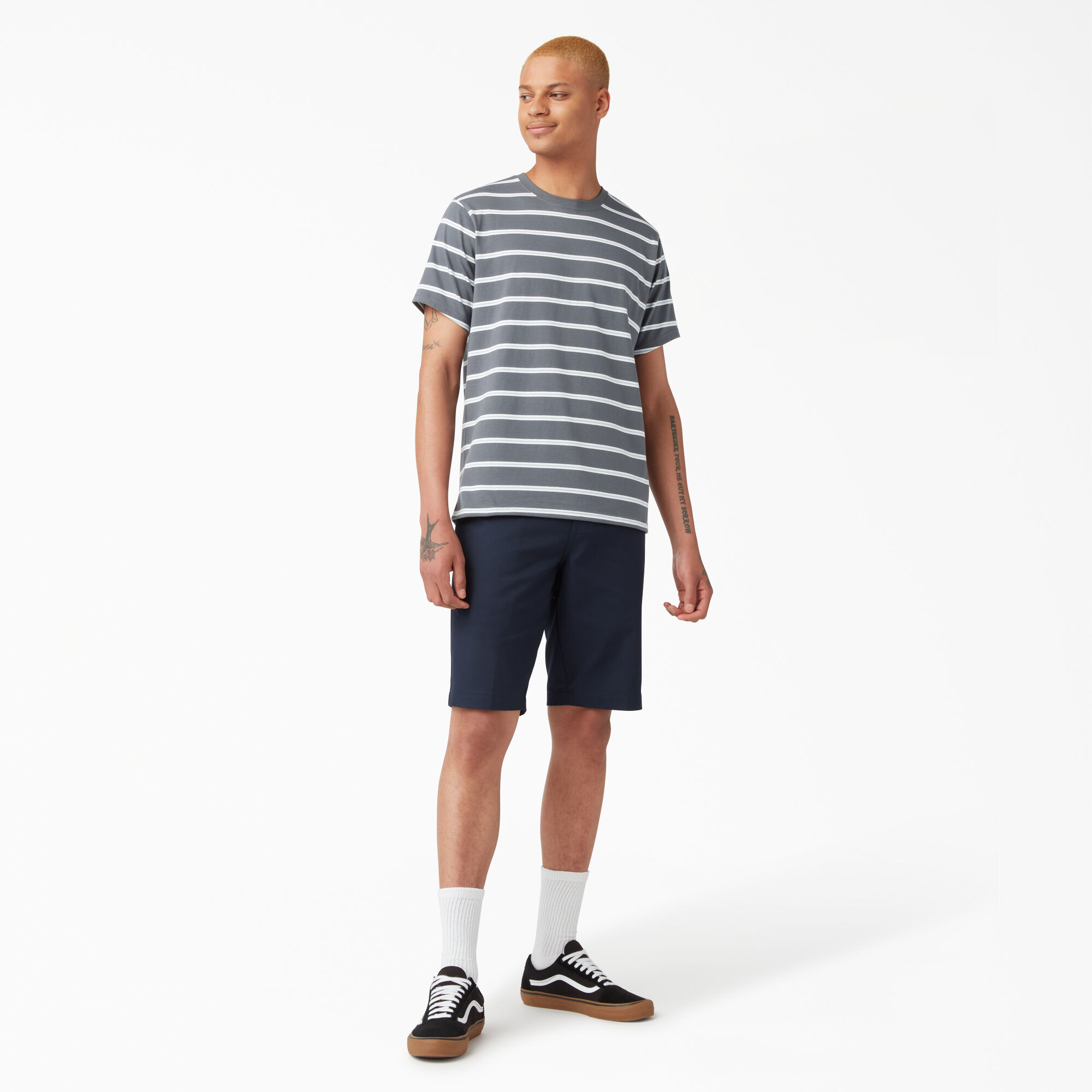 Dickies Skateboarding Striped T-Shirt