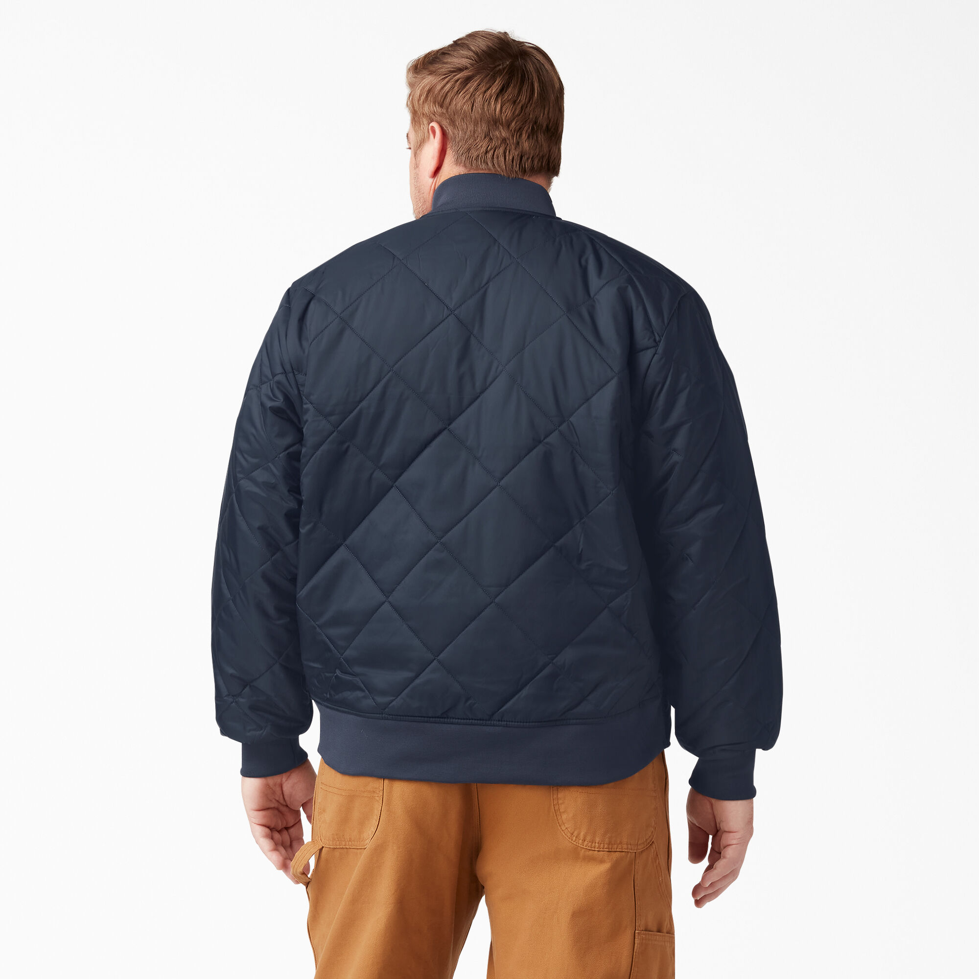Diamond Quilted Jacket, Dark Navy