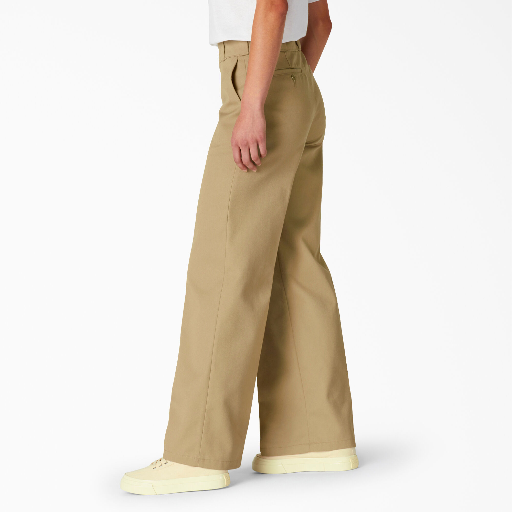 Women's Regular Fit Wide Leg Work Pants