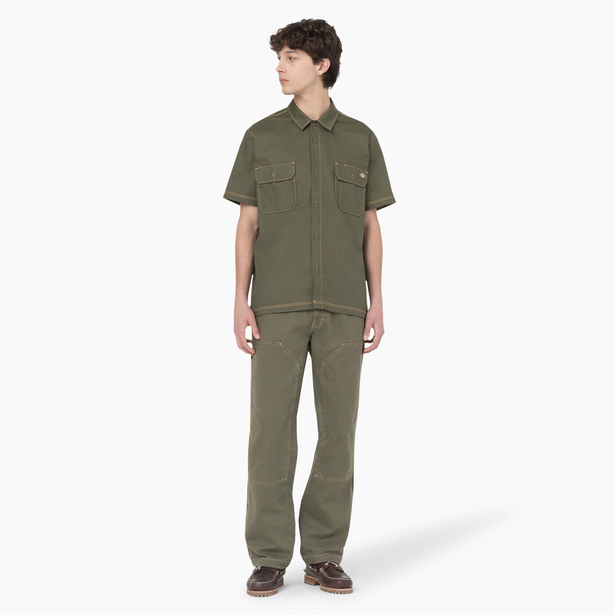 Madras Short Sleeve Work Shirt