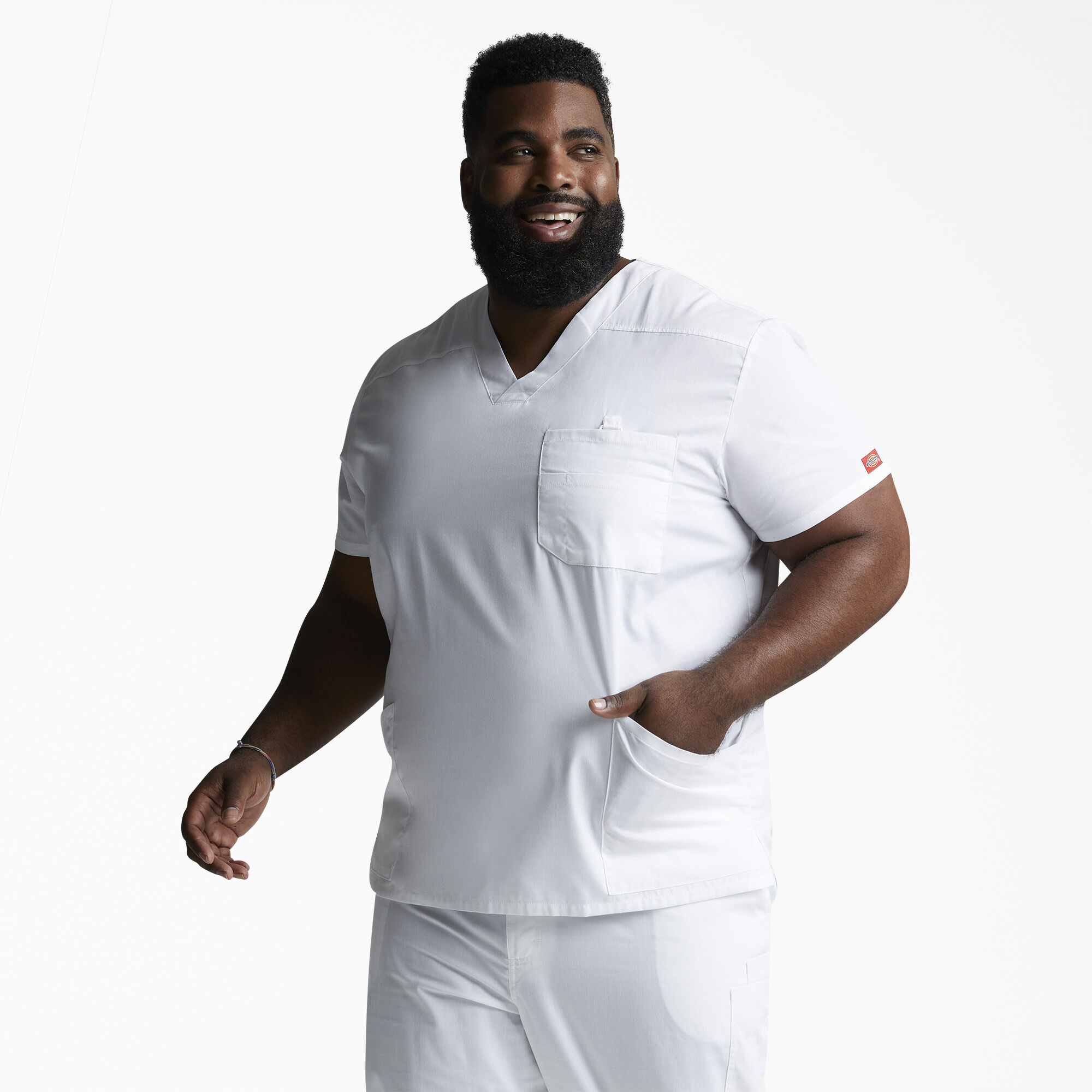 Men's EDS Signature V-Neck Scrub Top