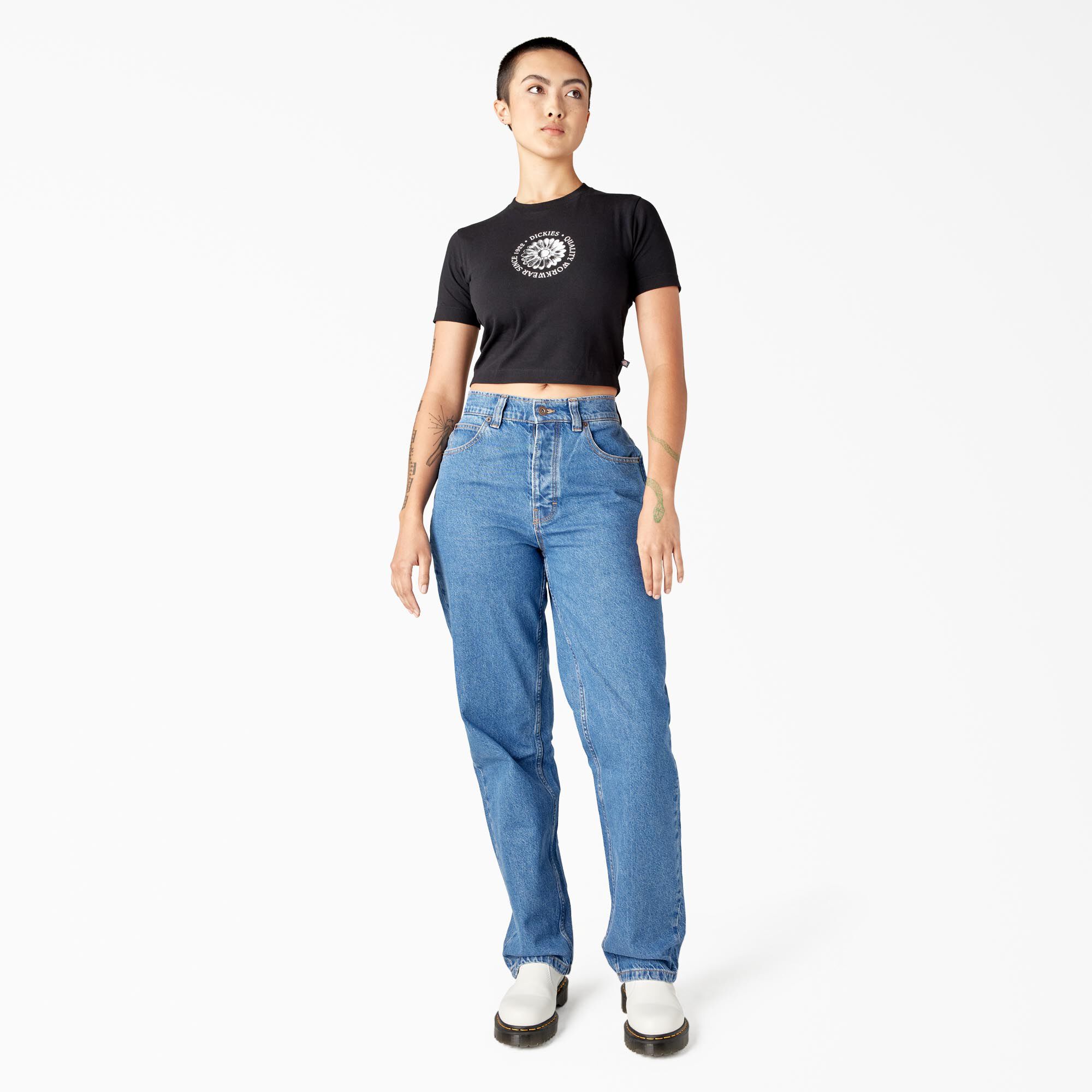 Women's Garden Plain Cropped T-Shirt