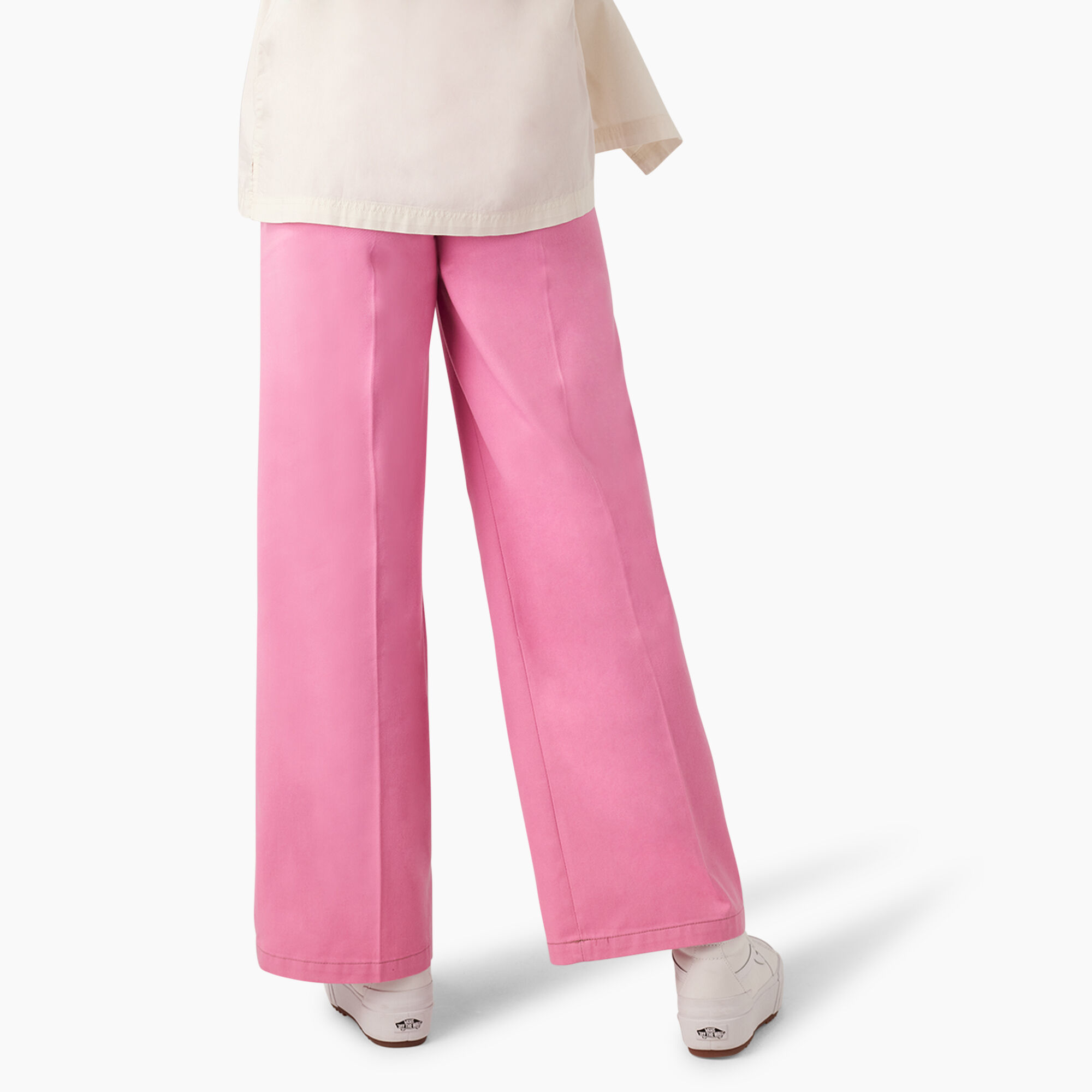 Women's Regular Fit Wide Leg Work Pants