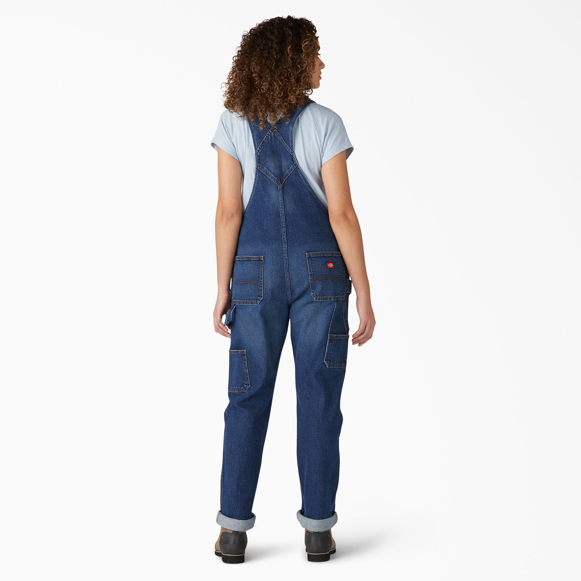 Women’s Denim Boyfriend Fit Bib Overalls