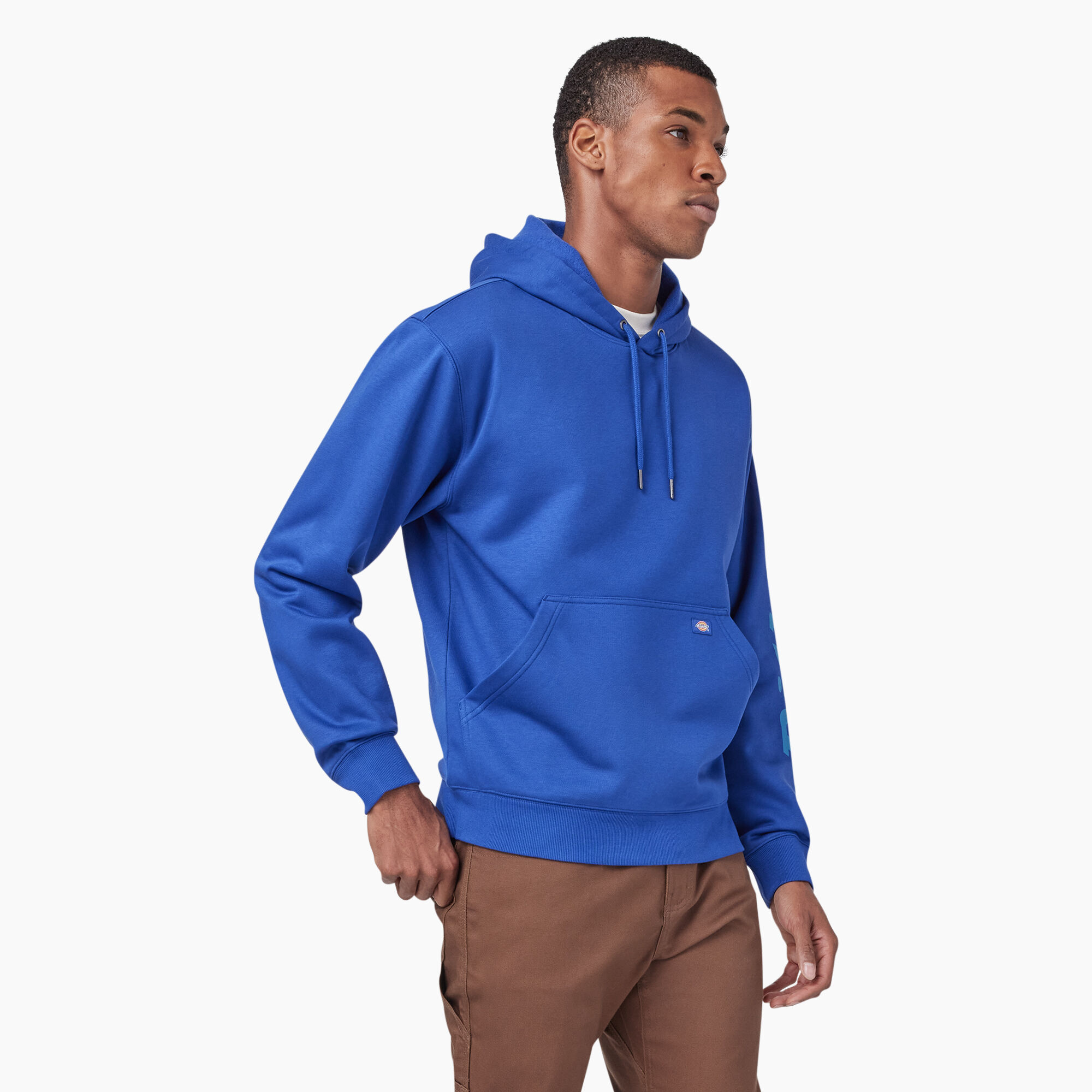 Water Repellent Logo Sleeve Hoodie