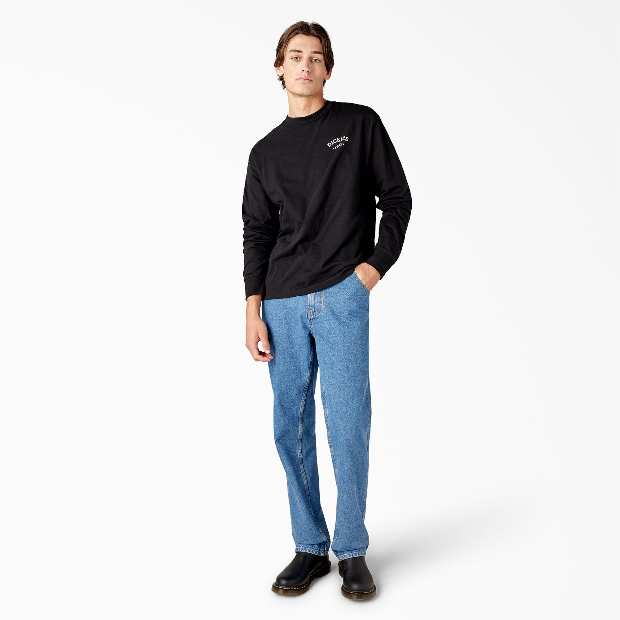 Garden Plain Graphic Long Sleeve T-Shirt