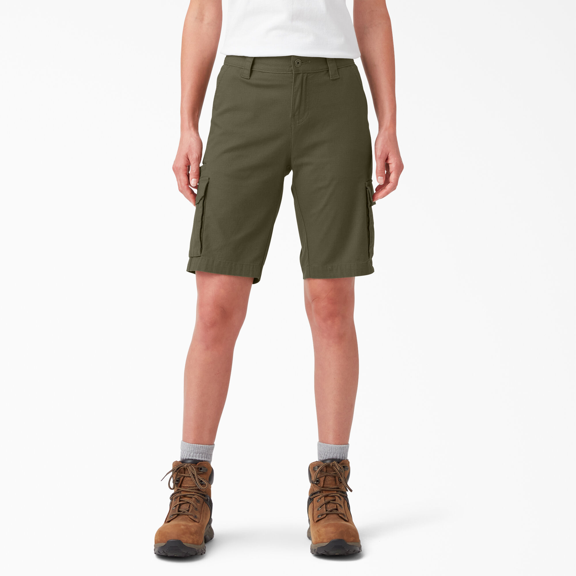 Women's Relaxed Fit Ripstop Cargo Shorts, 9