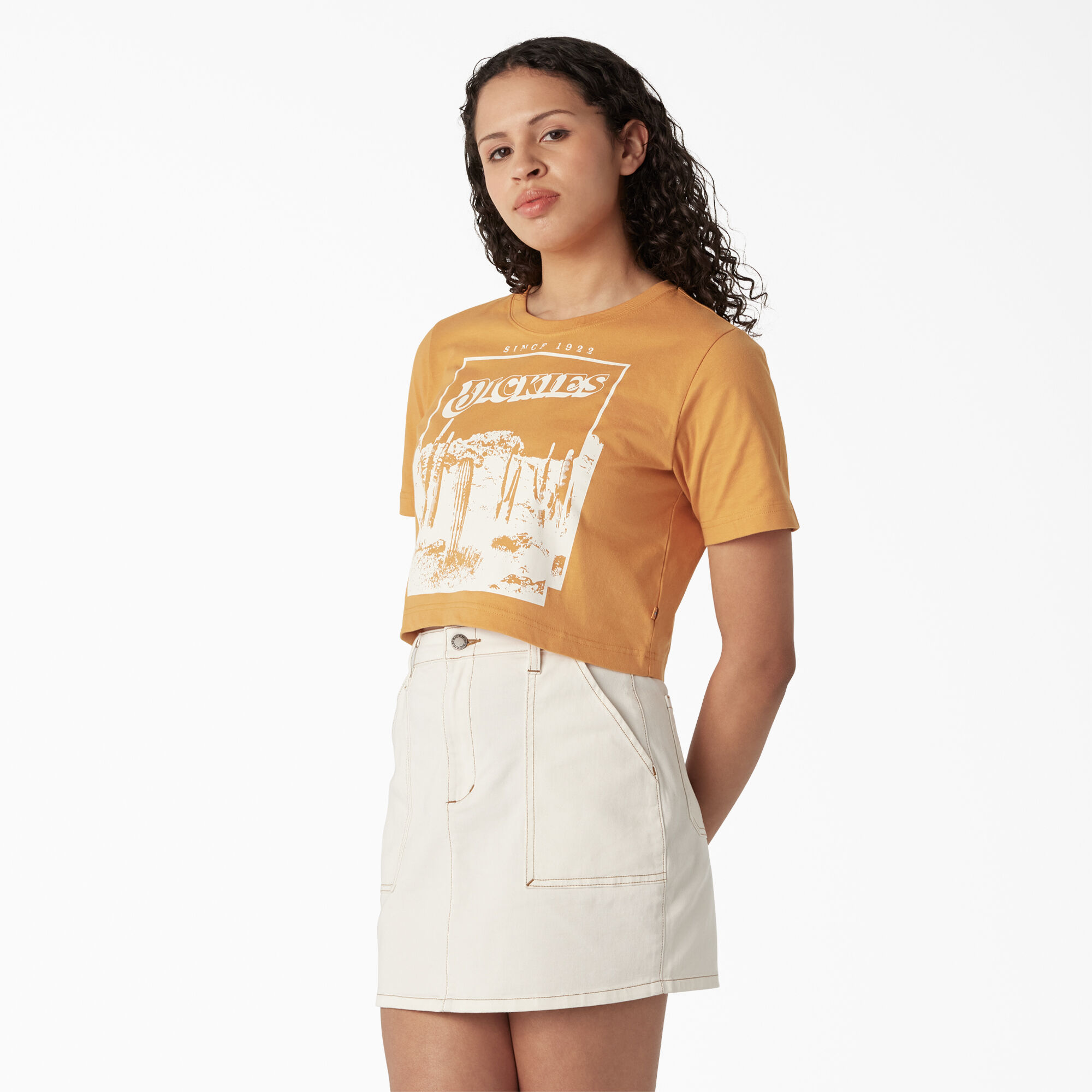 Women's Desert Graphic Cropped T-Shirt