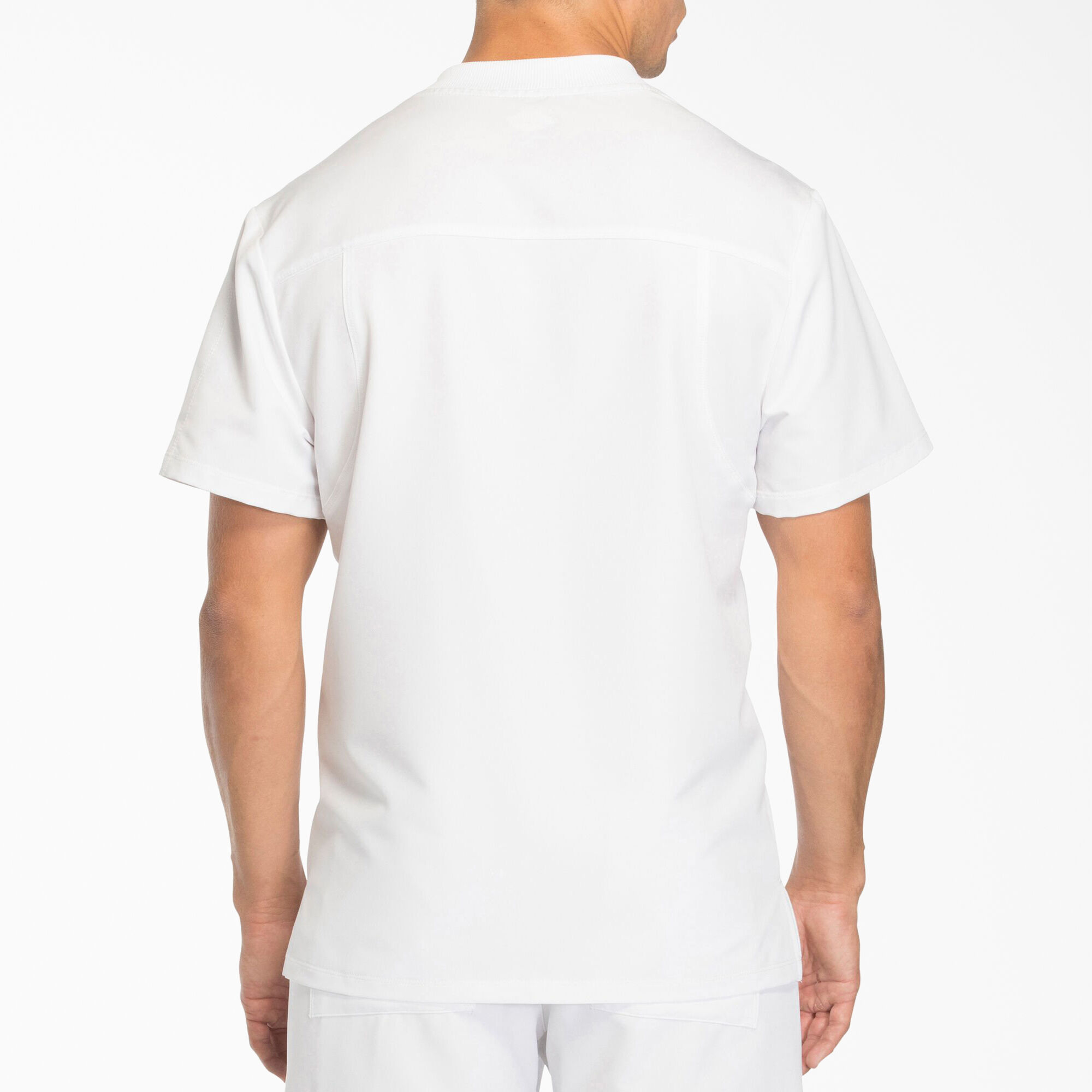 Men's Dynamix V-Neck Scrub Top with Zip Pocket