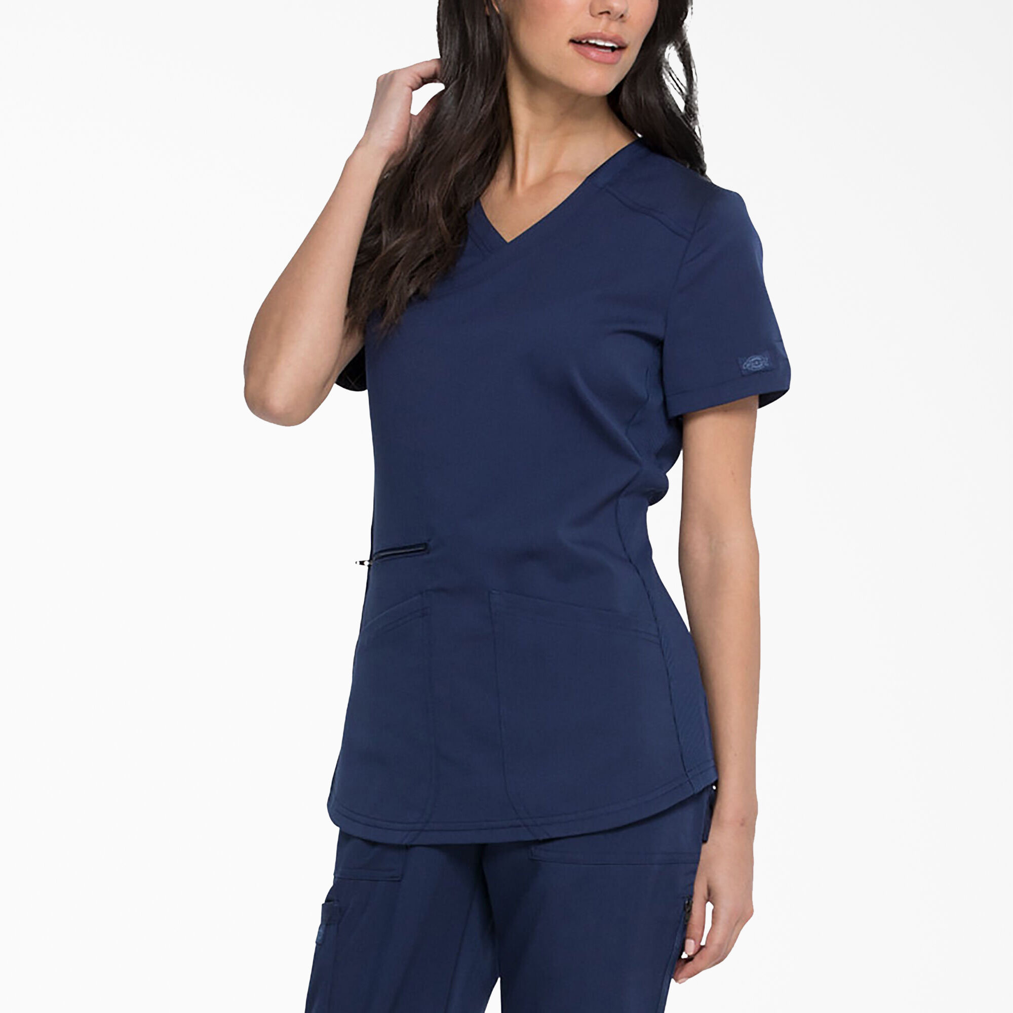 Women's Balance Mock Wrap Scrub Top