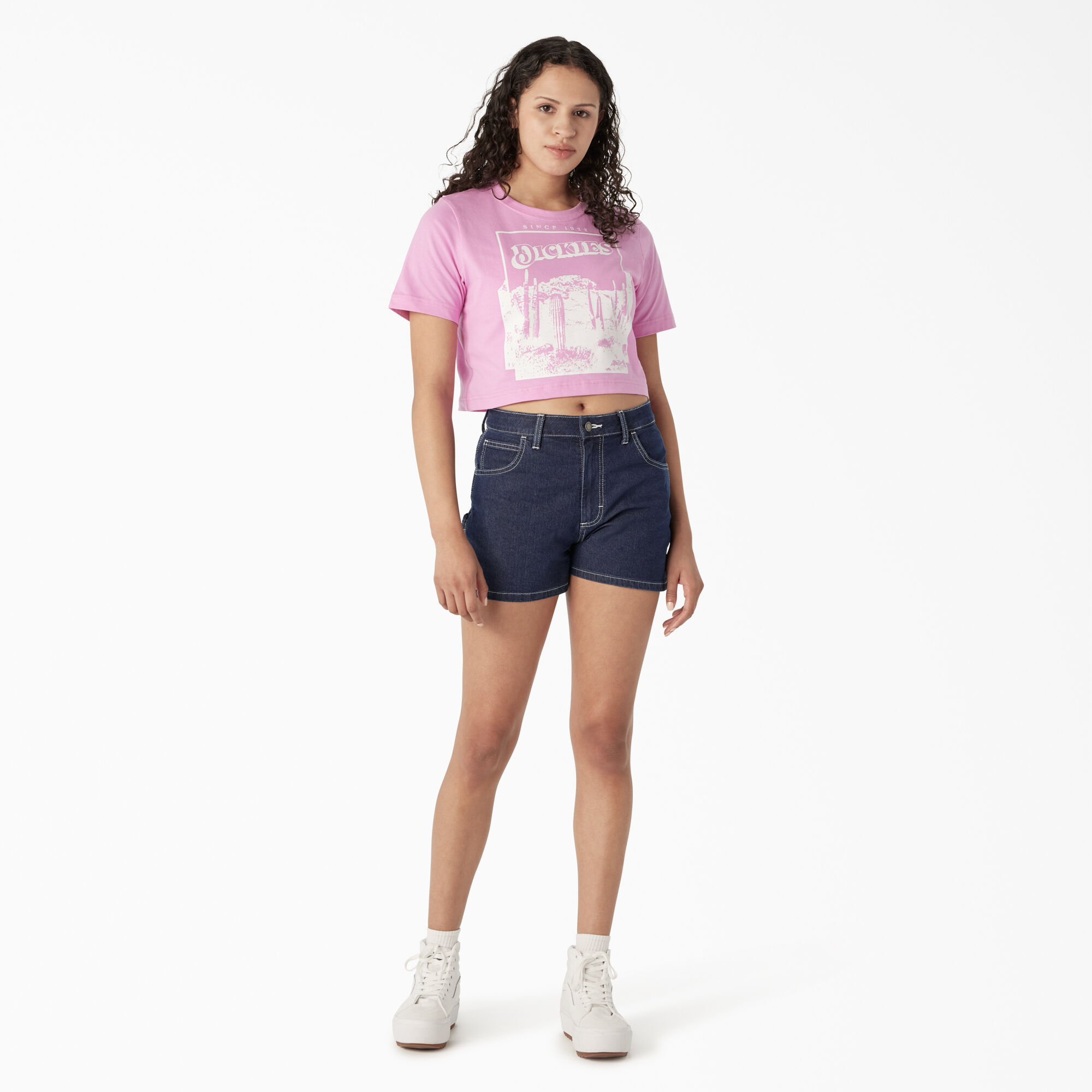 Women's Desert Graphic Cropped T-Shirt