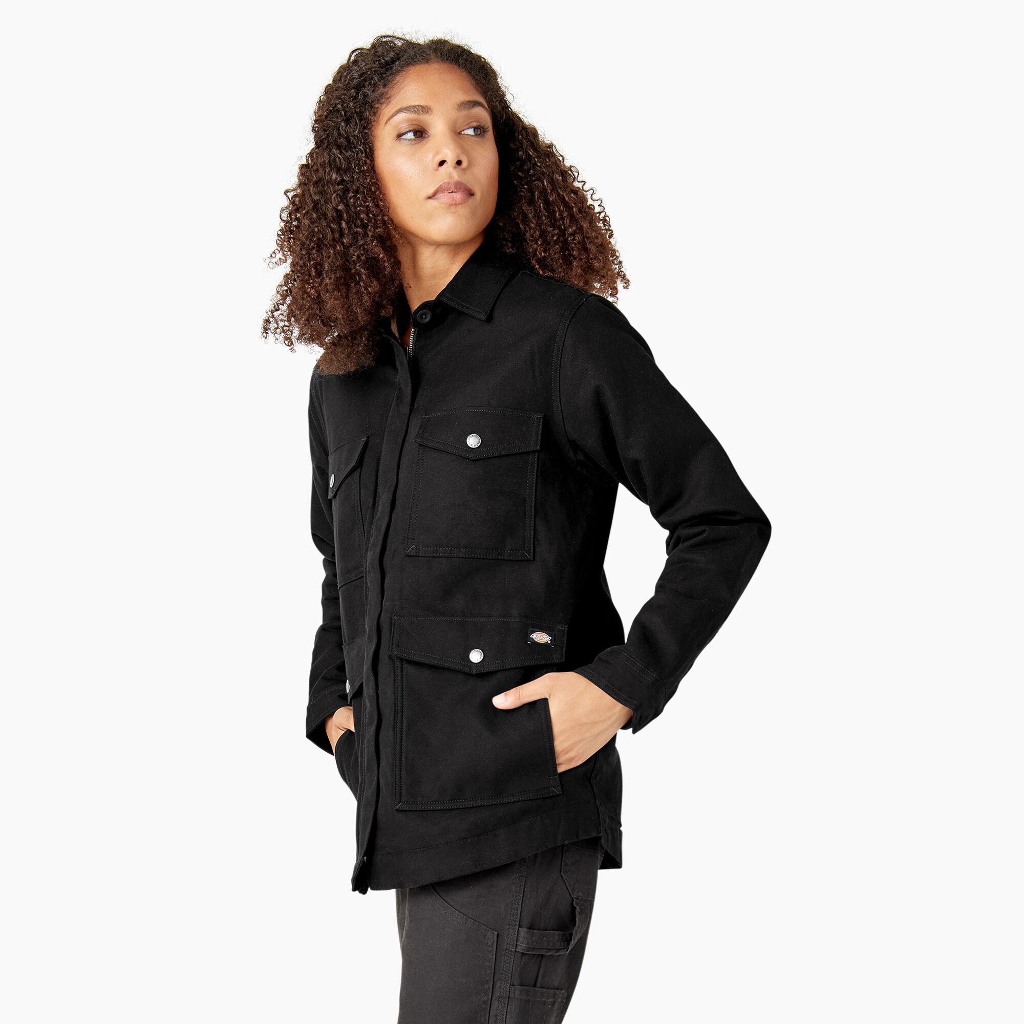 Women's Duck Fleece Lined Chore Coat