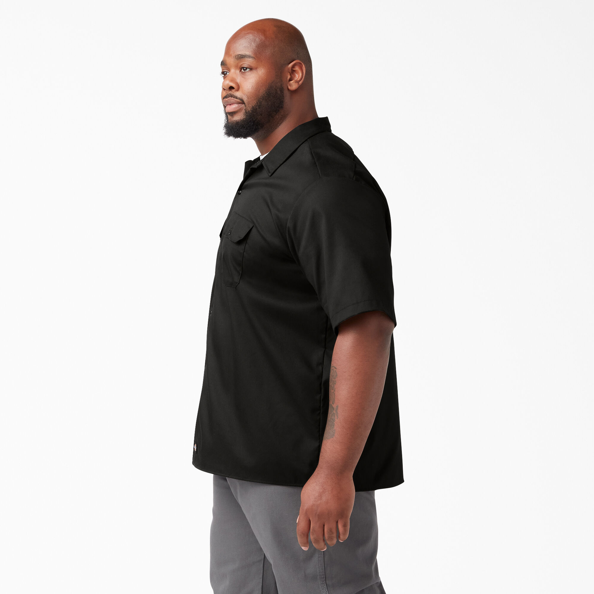 Relaxed Fit Short Sleeve Work Shirt