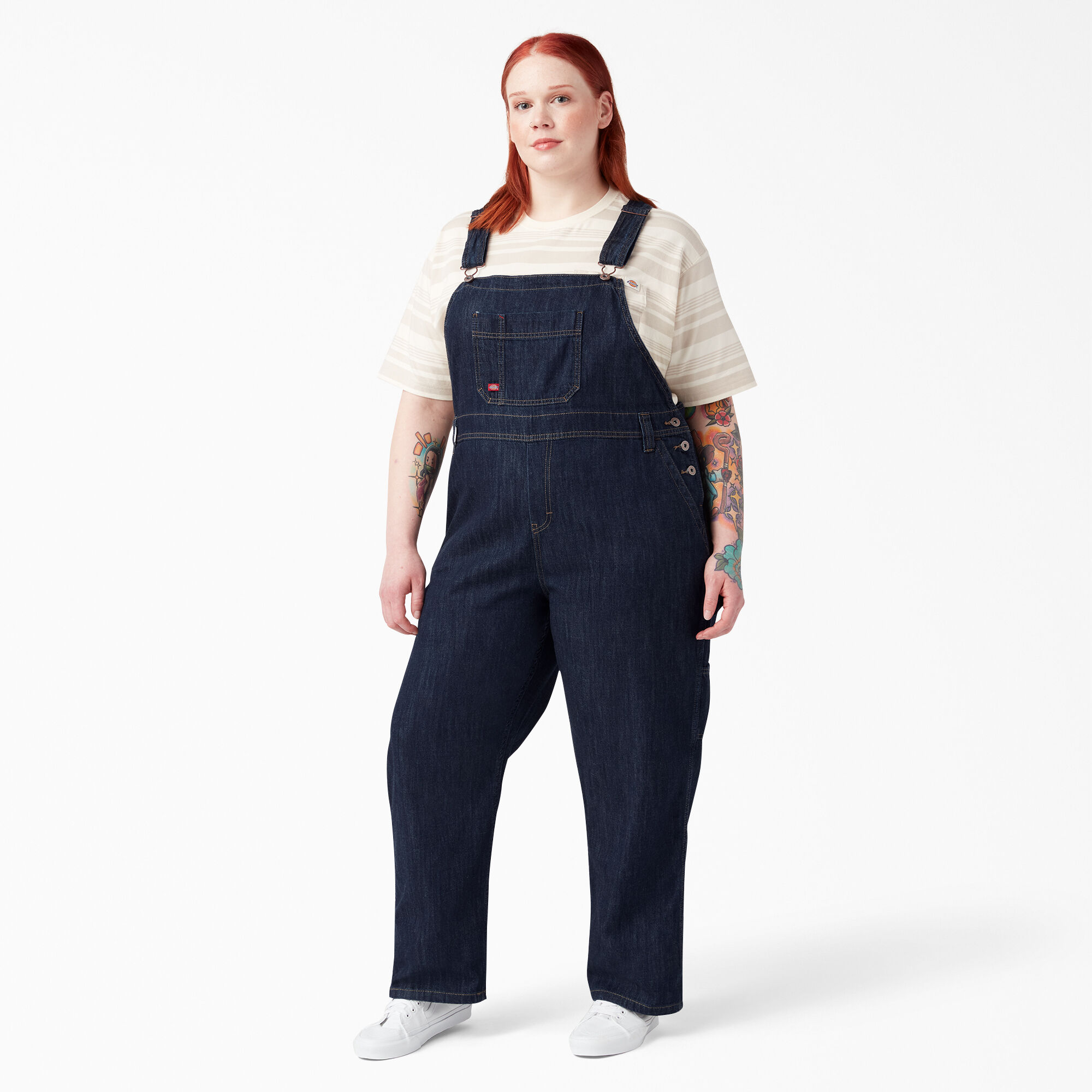 Women's Plus Relaxed Fit Bib Overalls