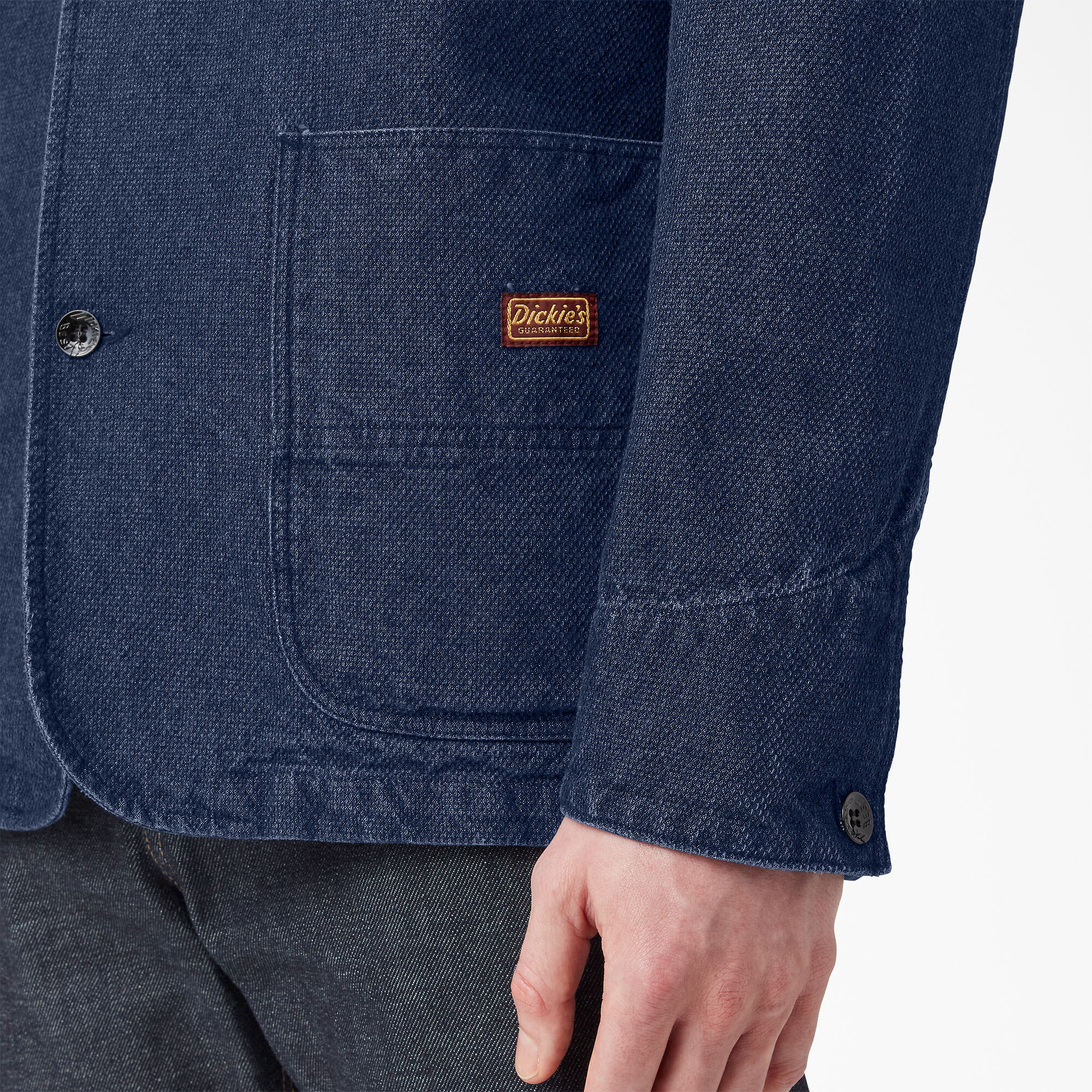 Dickies 1922 Indigo Chore Coat, Rinsed Indigo Blue