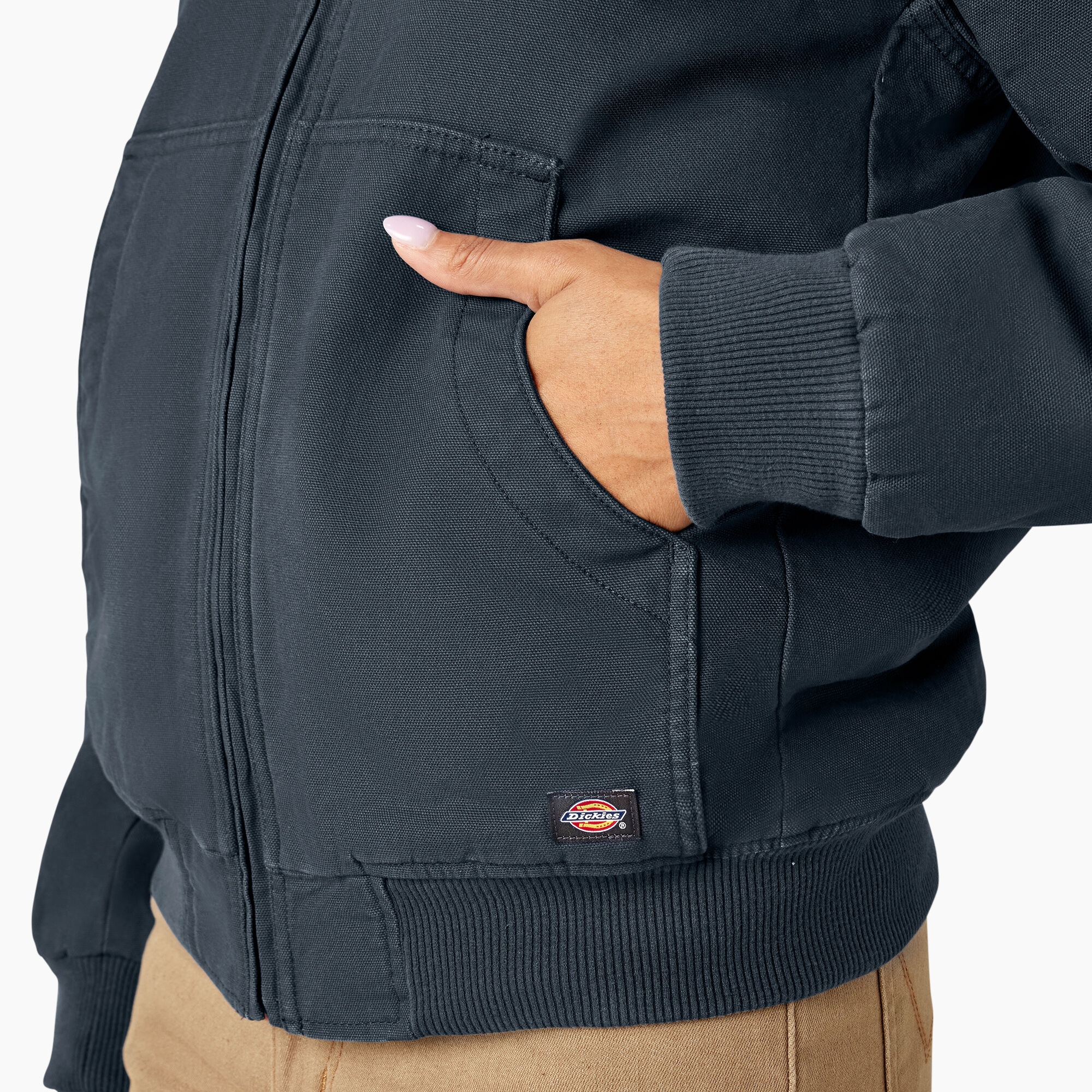 Women's Fleece Lined Duck Canvas Jacket