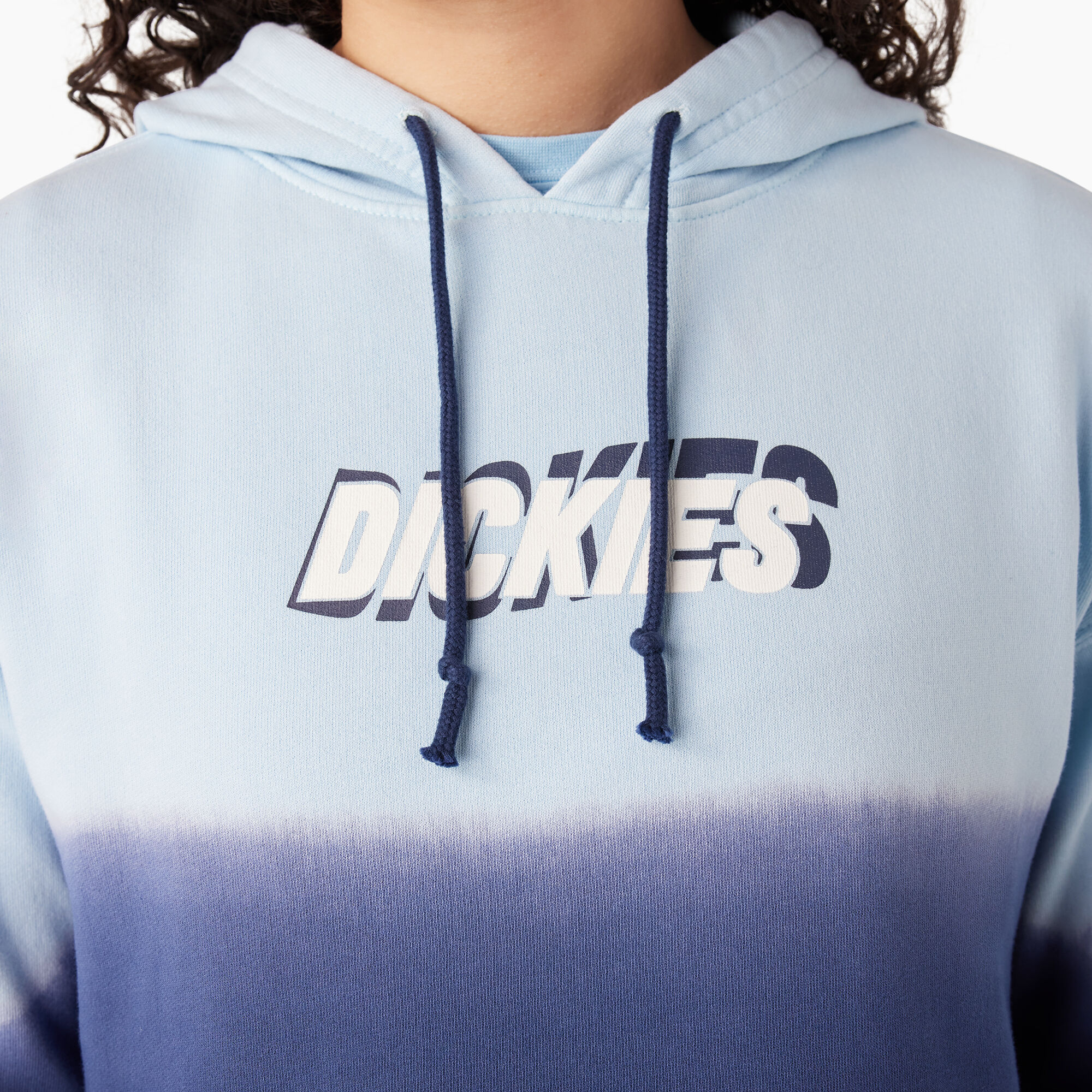 Women's Cropped Ombre Hoodie