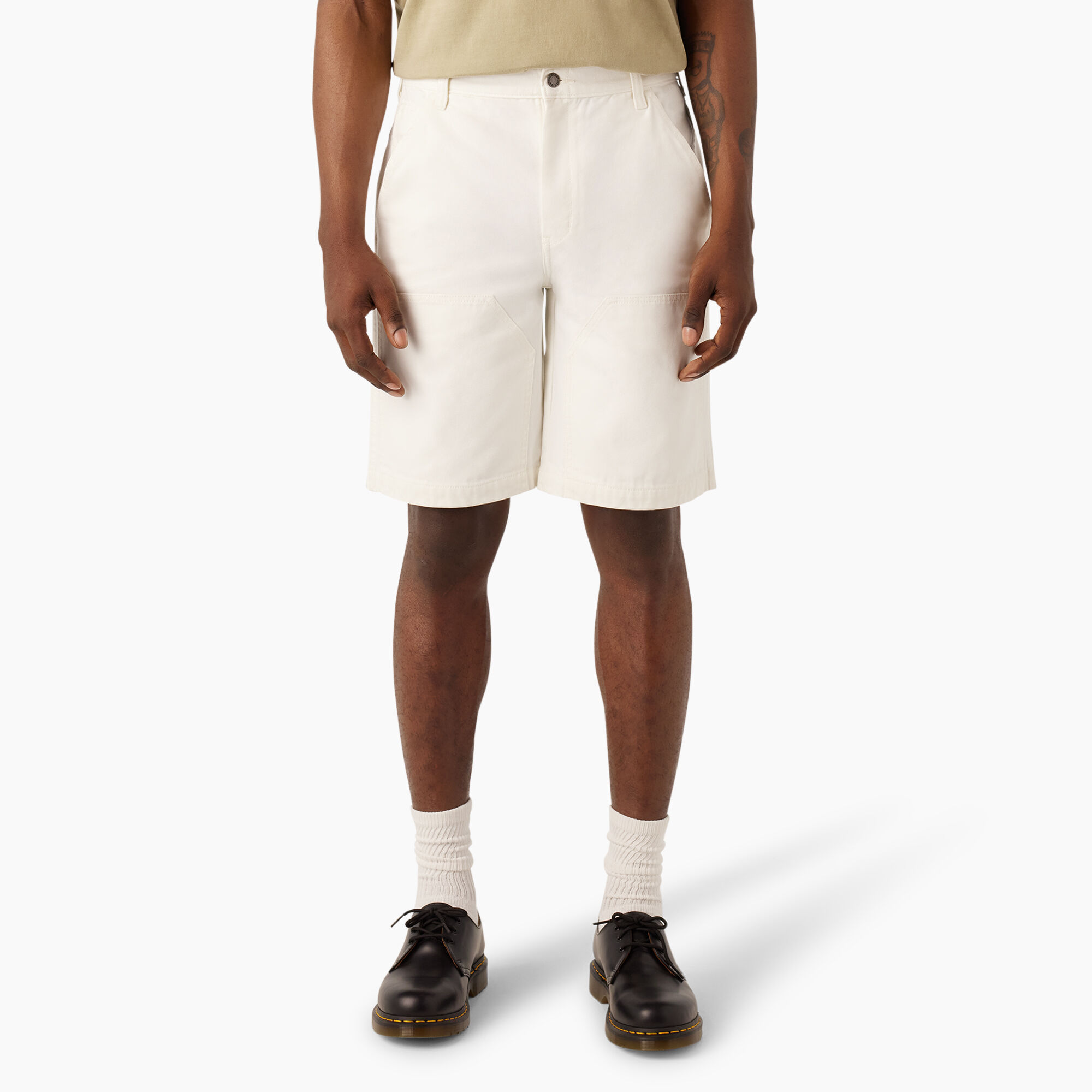 Regular Fit Duck Canvas Chap Shorts, 10