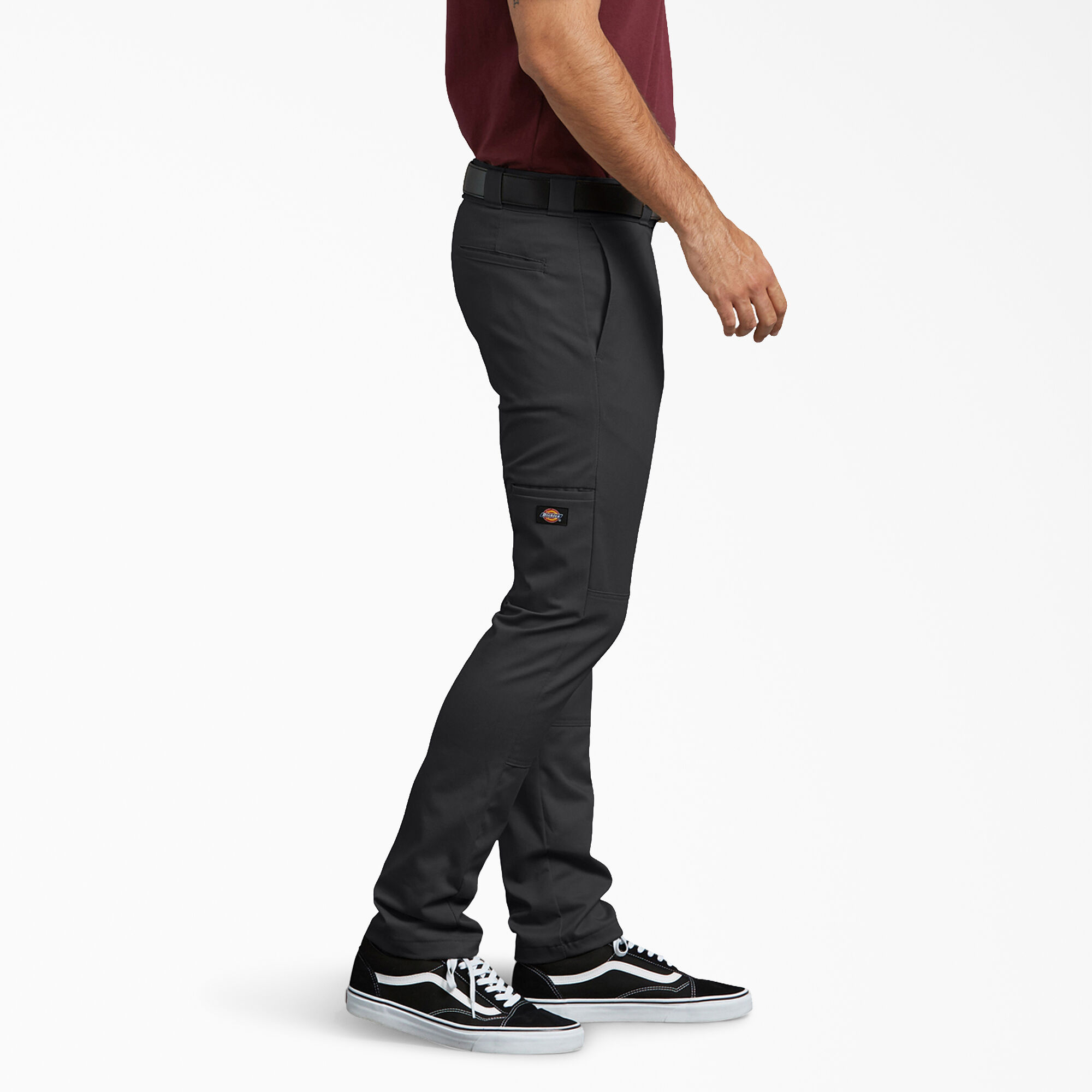 Skinny Fit Double Knee Work Pants