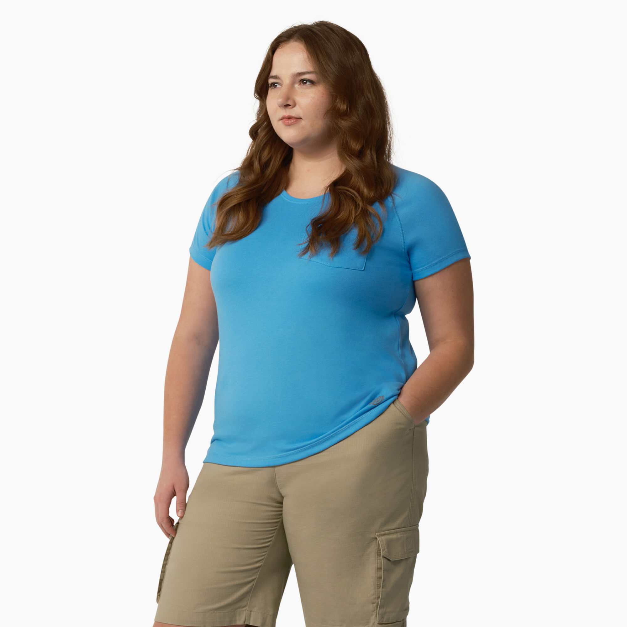 Women's Plus Cooling Short Sleeve Pocket T-Shirt