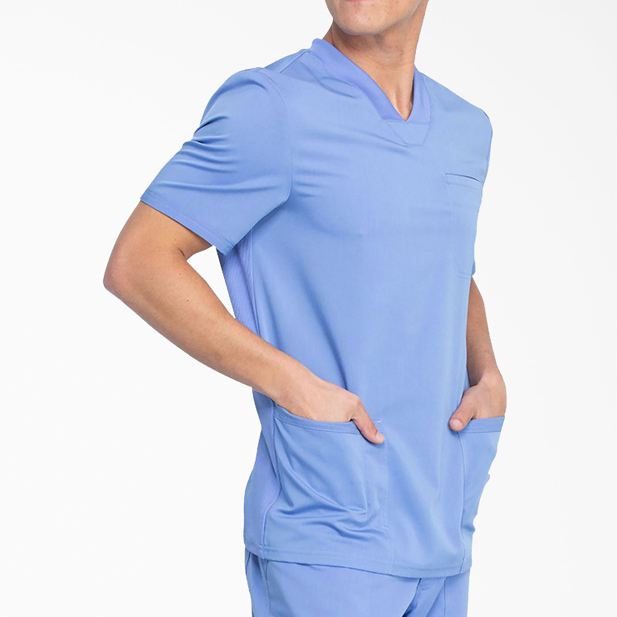 Men's Balance V-Neck Scrub Top with Patch Pockets