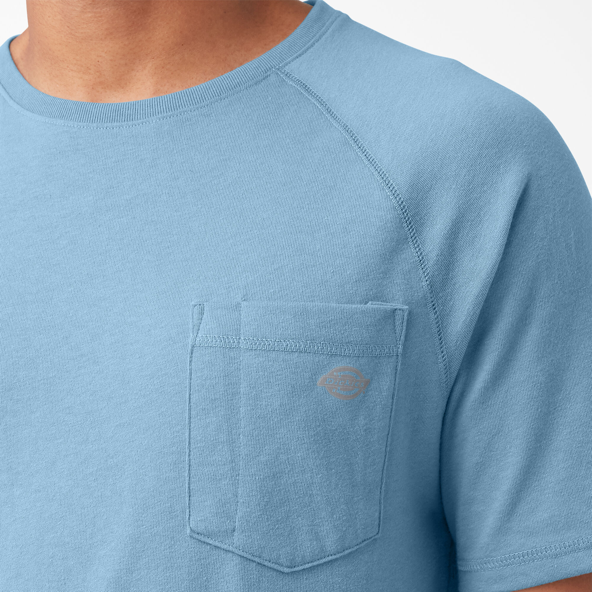 Cooling Short Sleeve Pocket T-Shirt, Dusty Blue