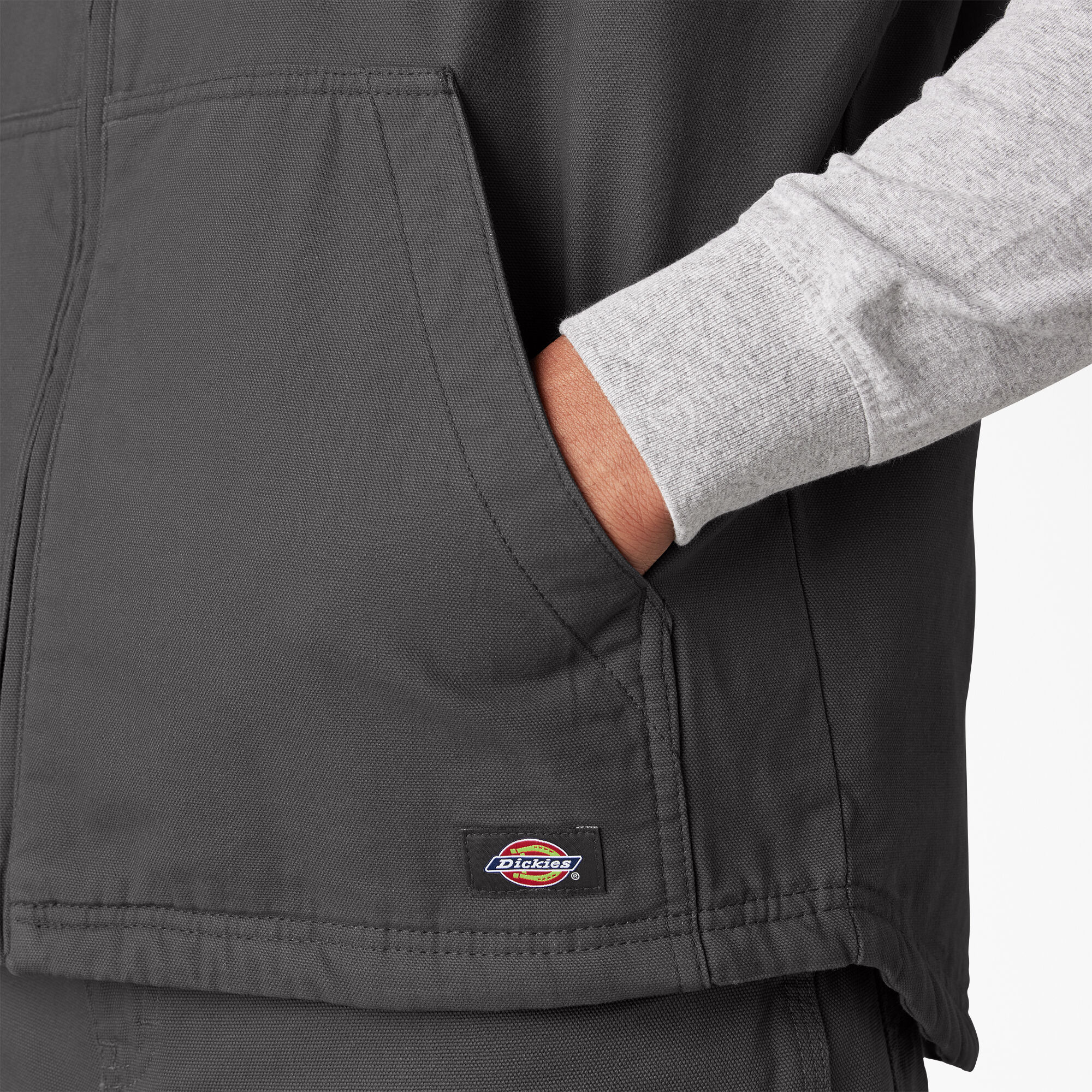 Duck Canvas High Pile Fleece Lined Vest