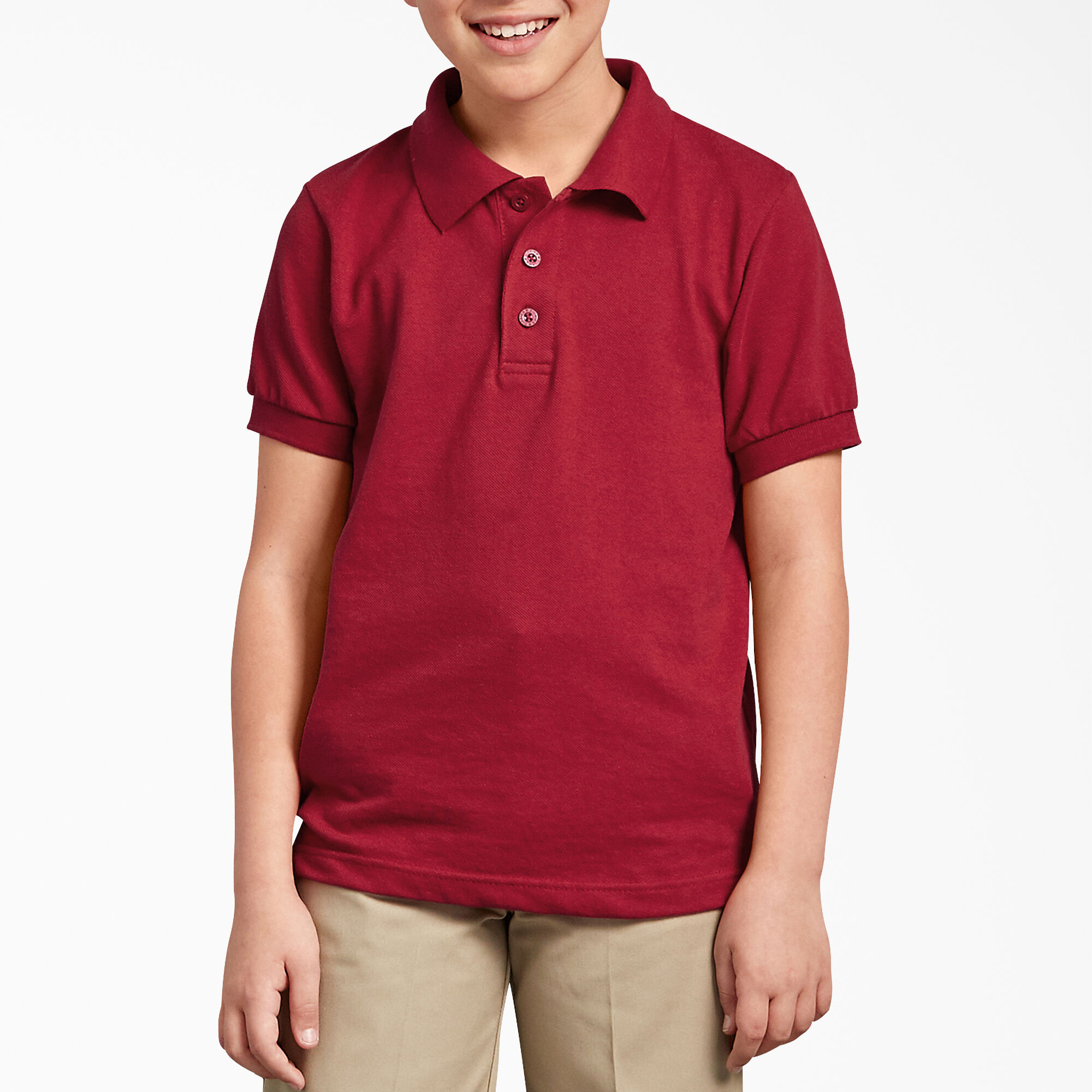 Kids' Piqué Short Sleeve Polo, 4-20