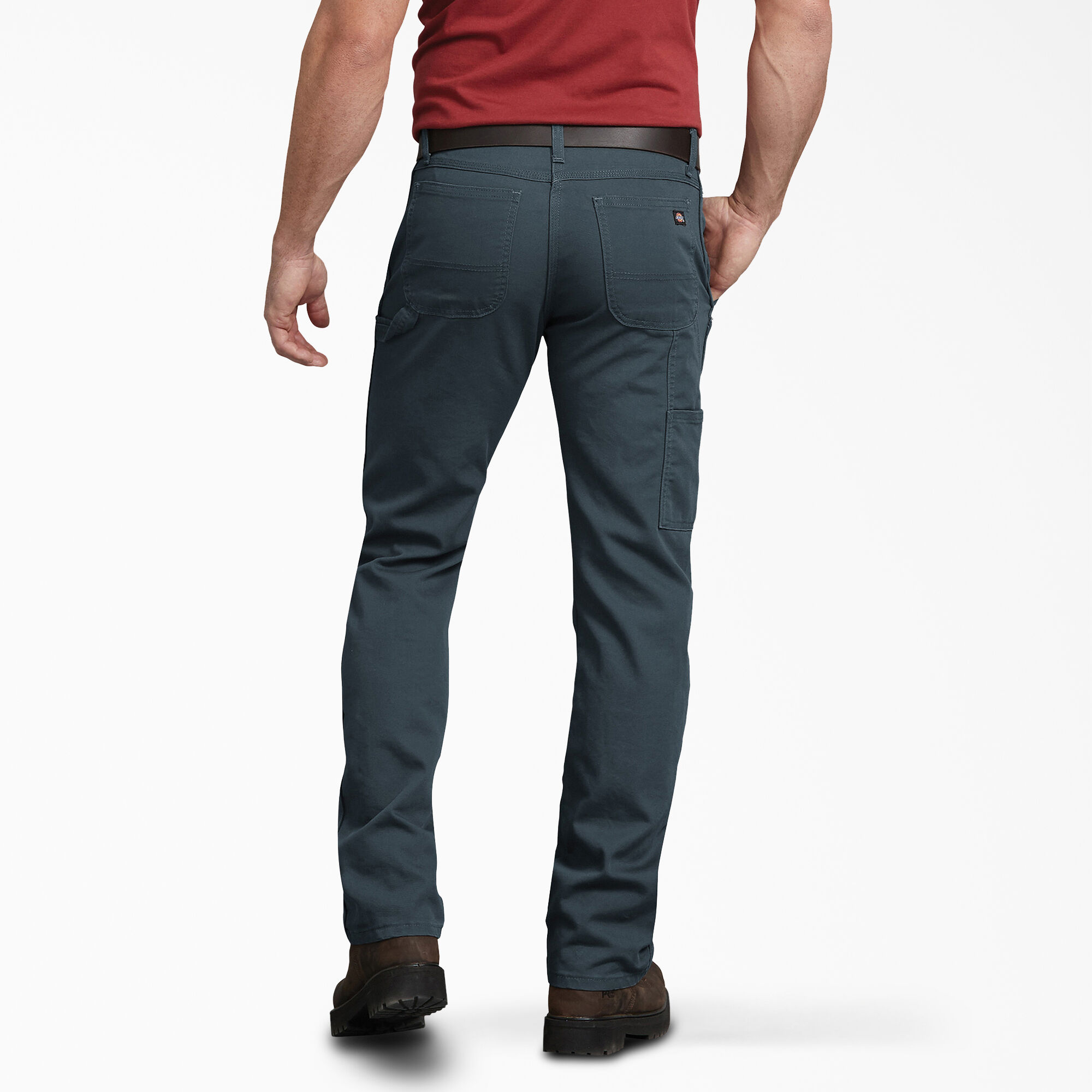 FLEX Regular Fit Duck Carpenter Pants, Stonewashed Diesel Gray