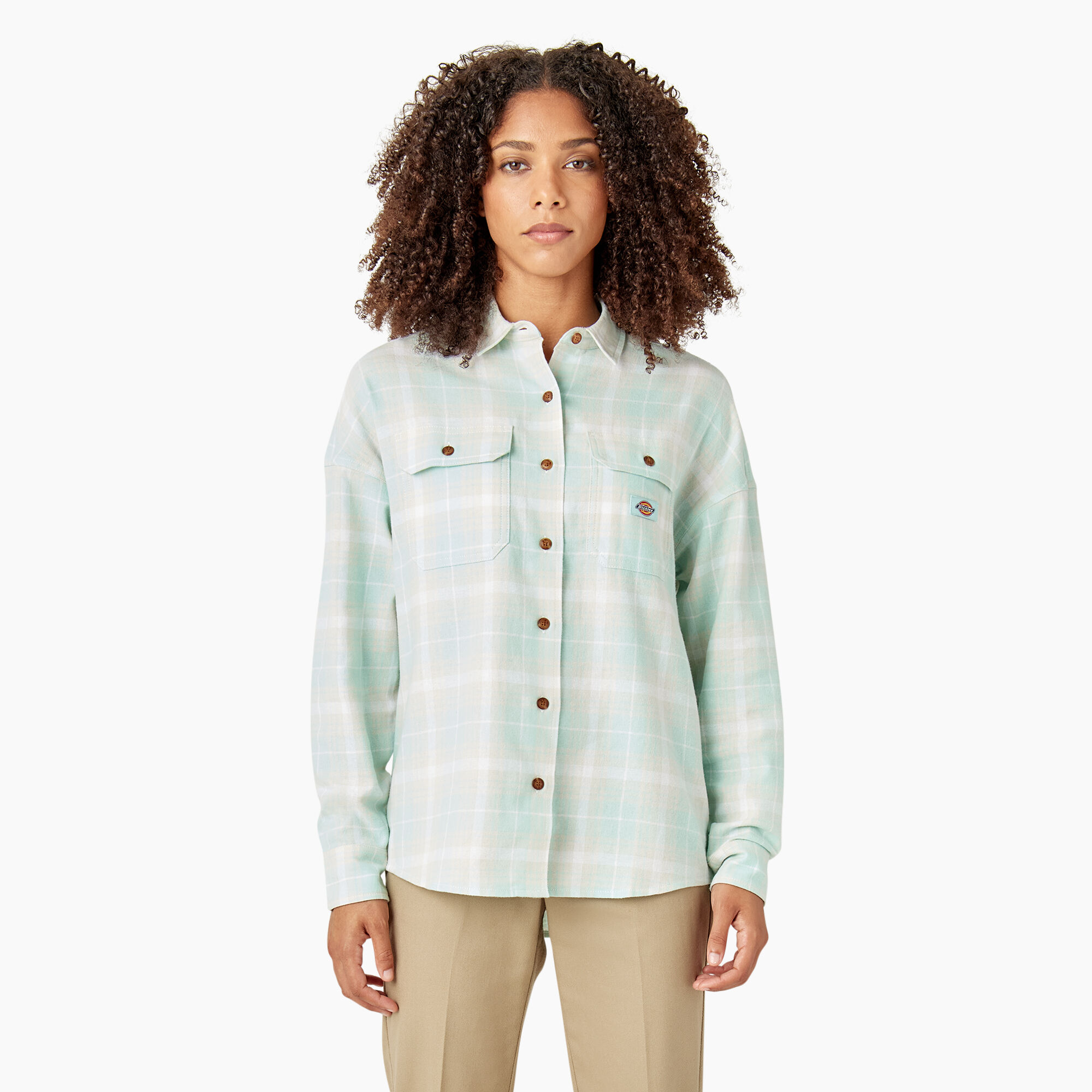 Women's Long Sleeve Flannel Shirt