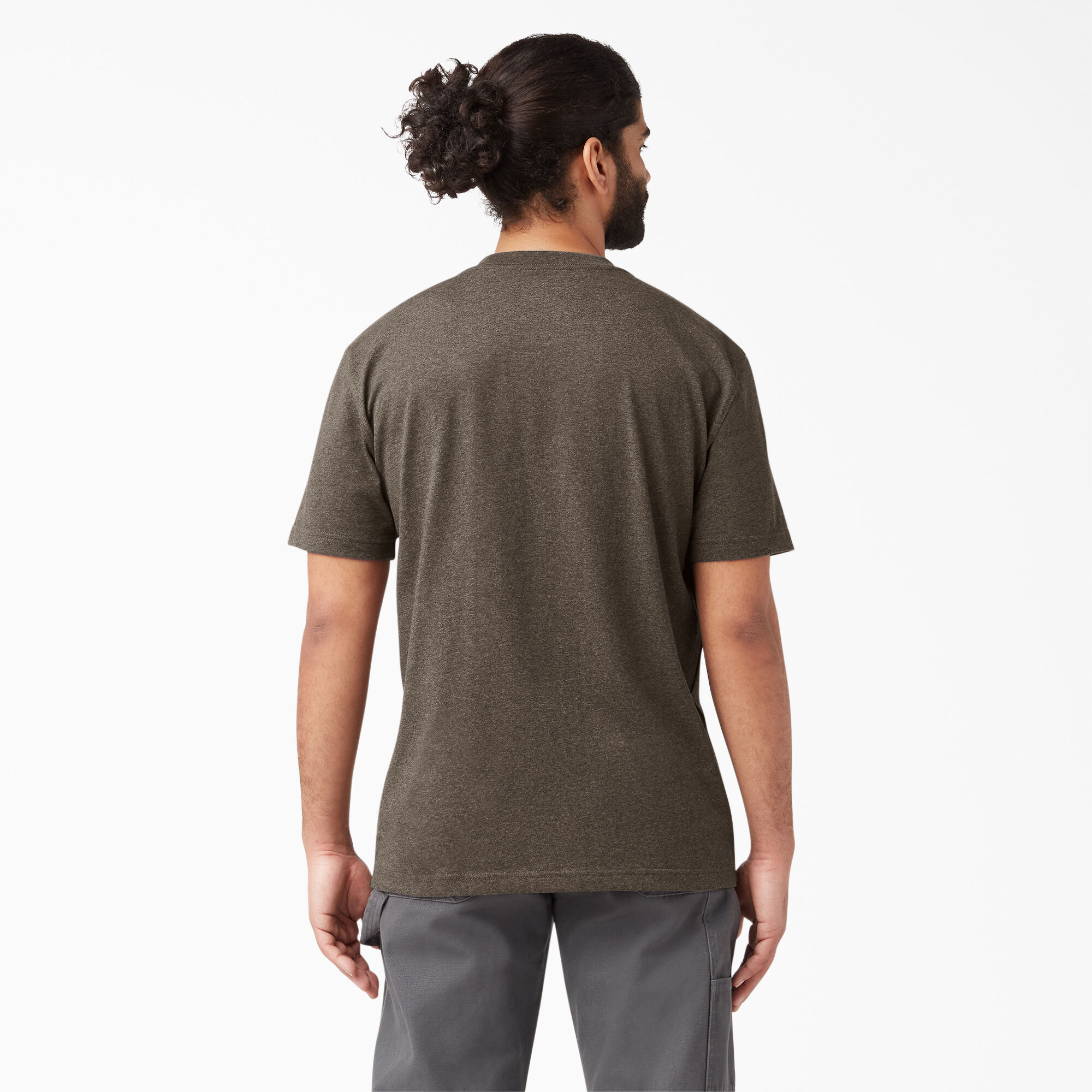 Heavyweight Heathered Short Sleeve Pocket T-Shirt