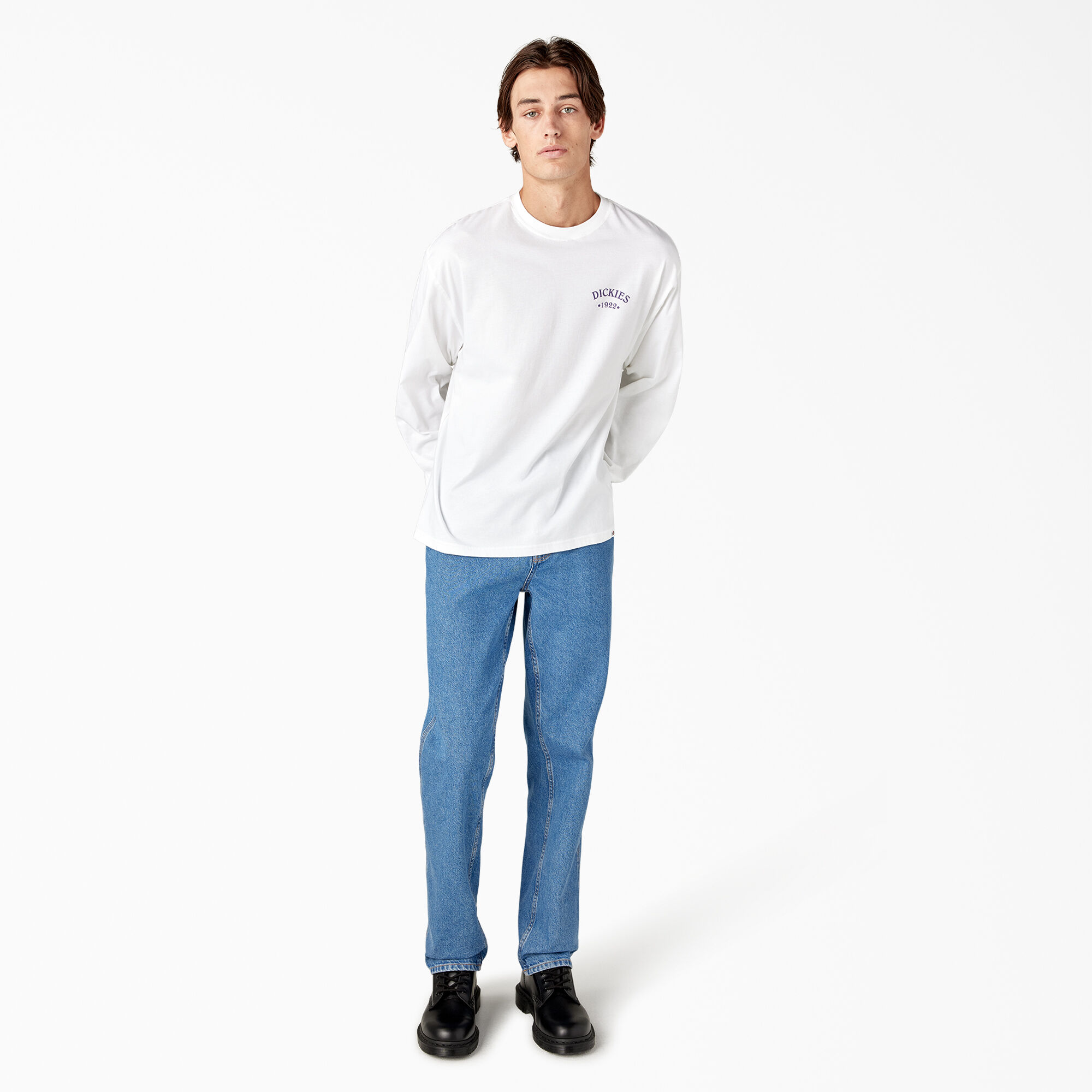 Garden Plain Graphic Long Sleeve T-Shirt