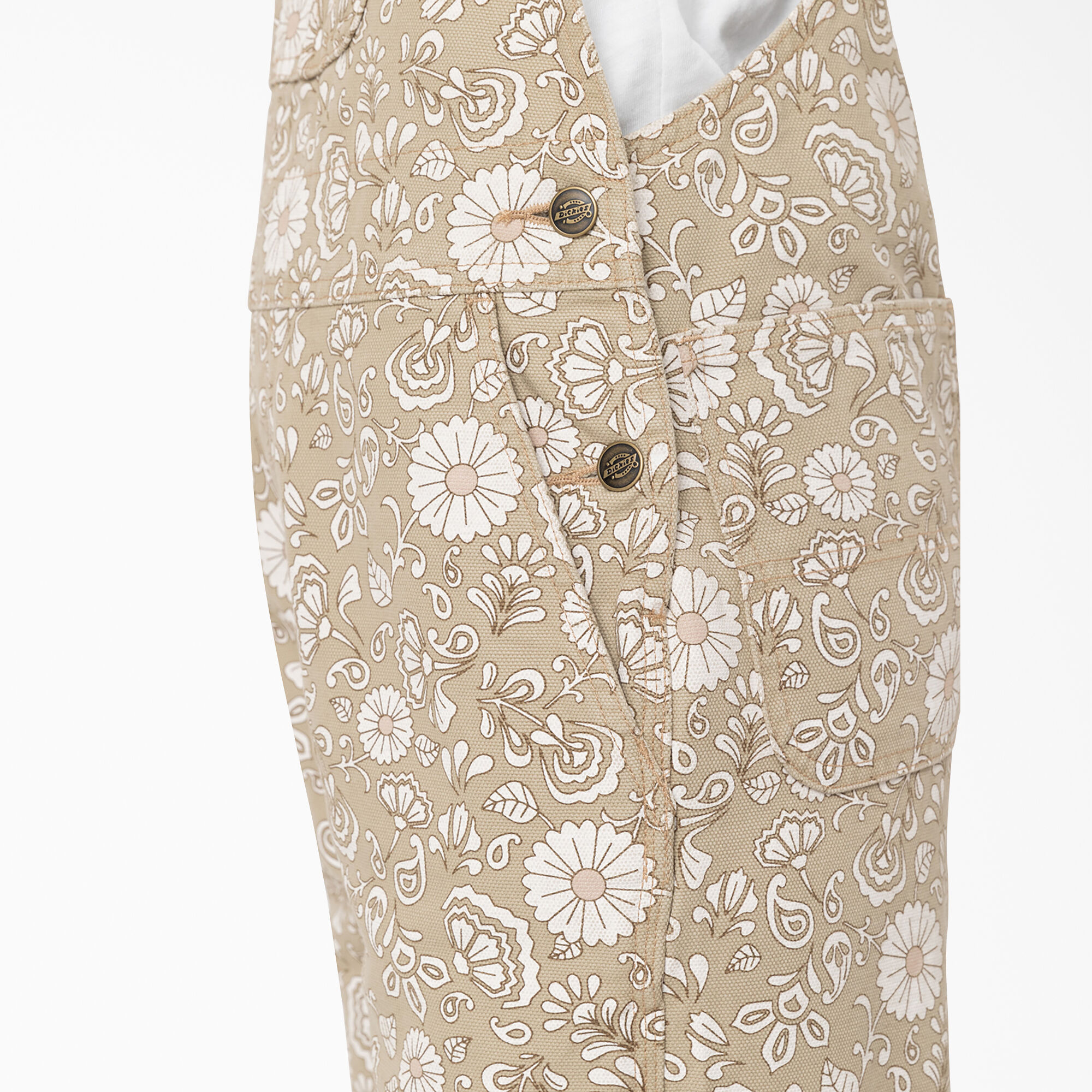 Women's Ellis Floral Duck Canvas Overalls