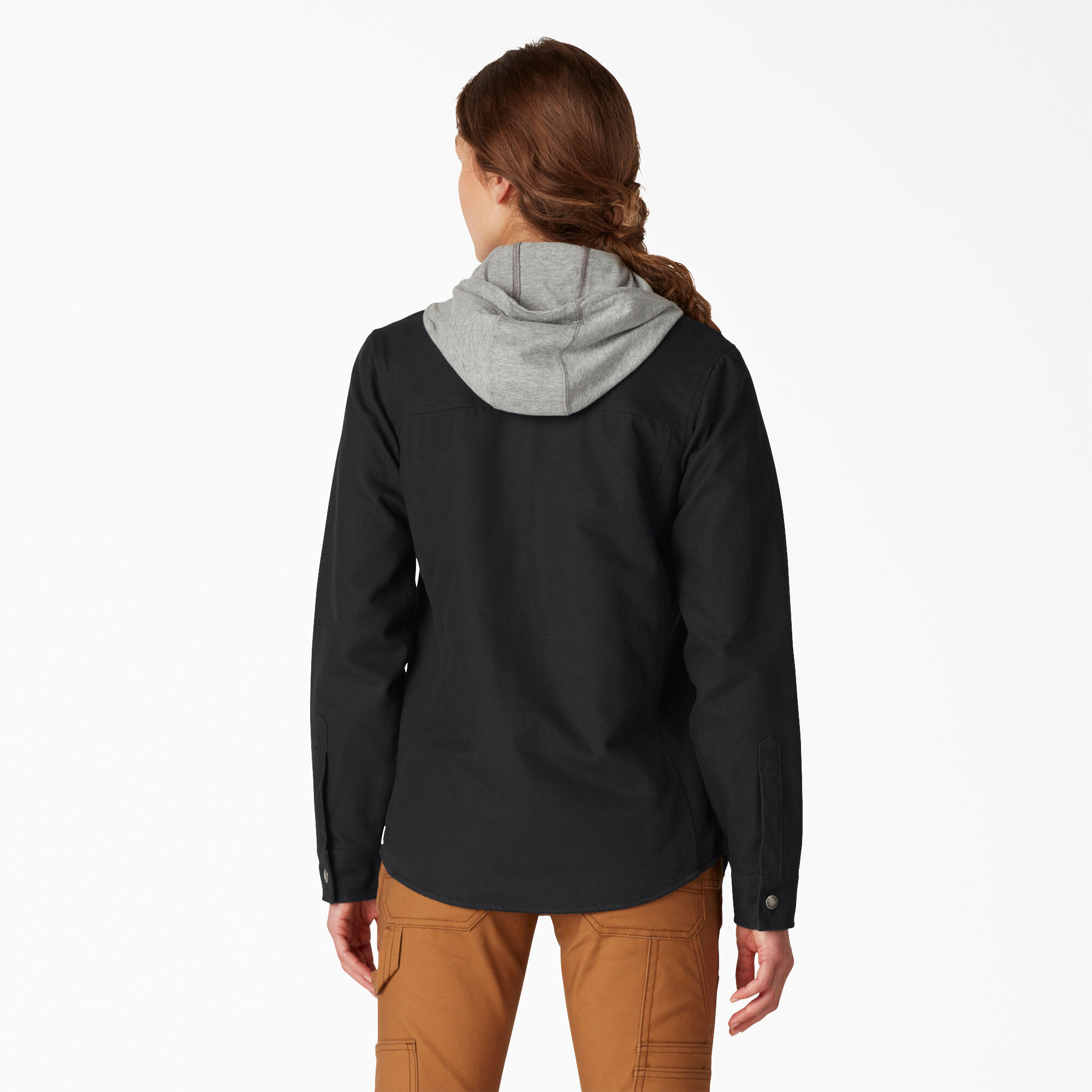 Women’s Duck Hooded Shirt Jacket