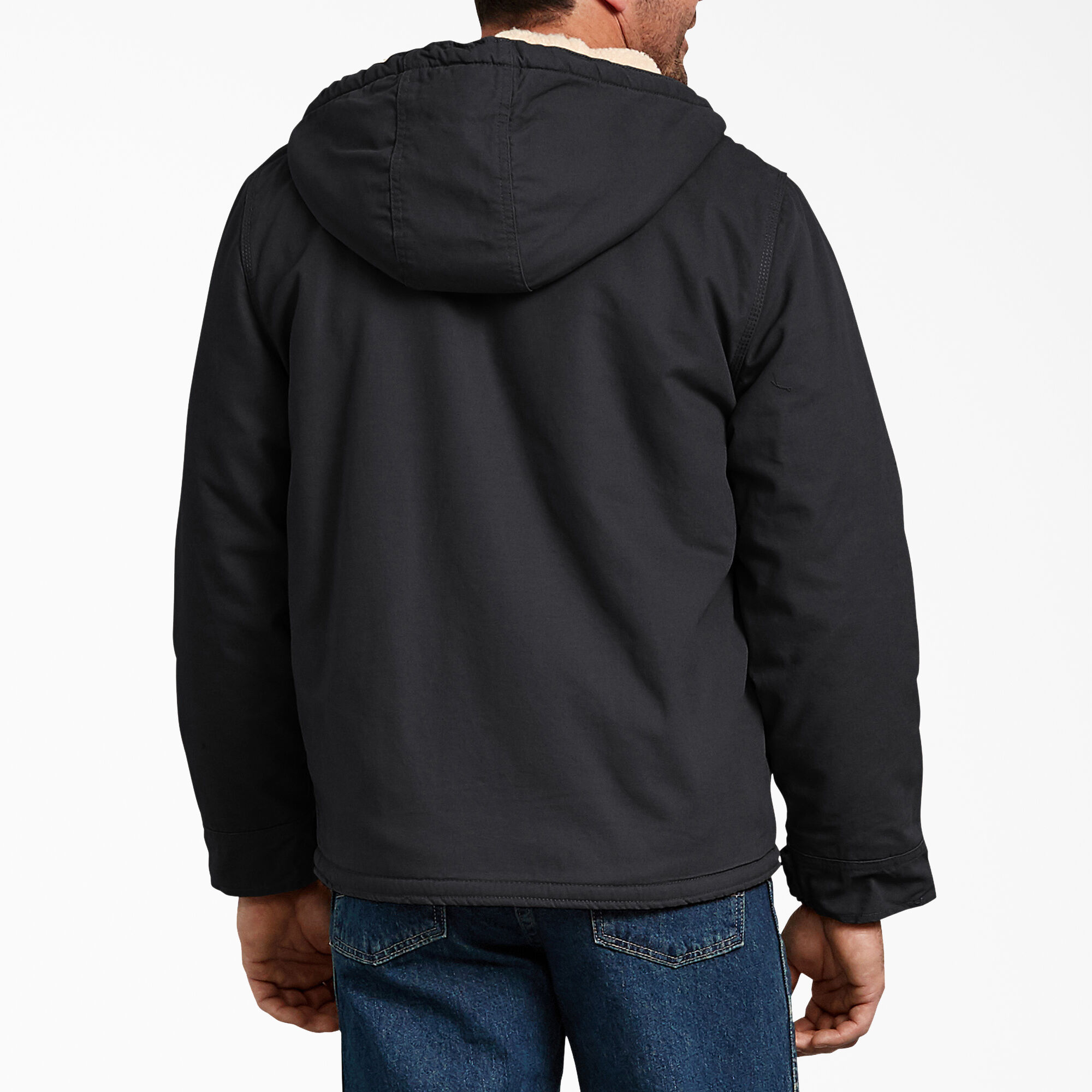 Duck High Pile Fleece Lined Hooded Jacket