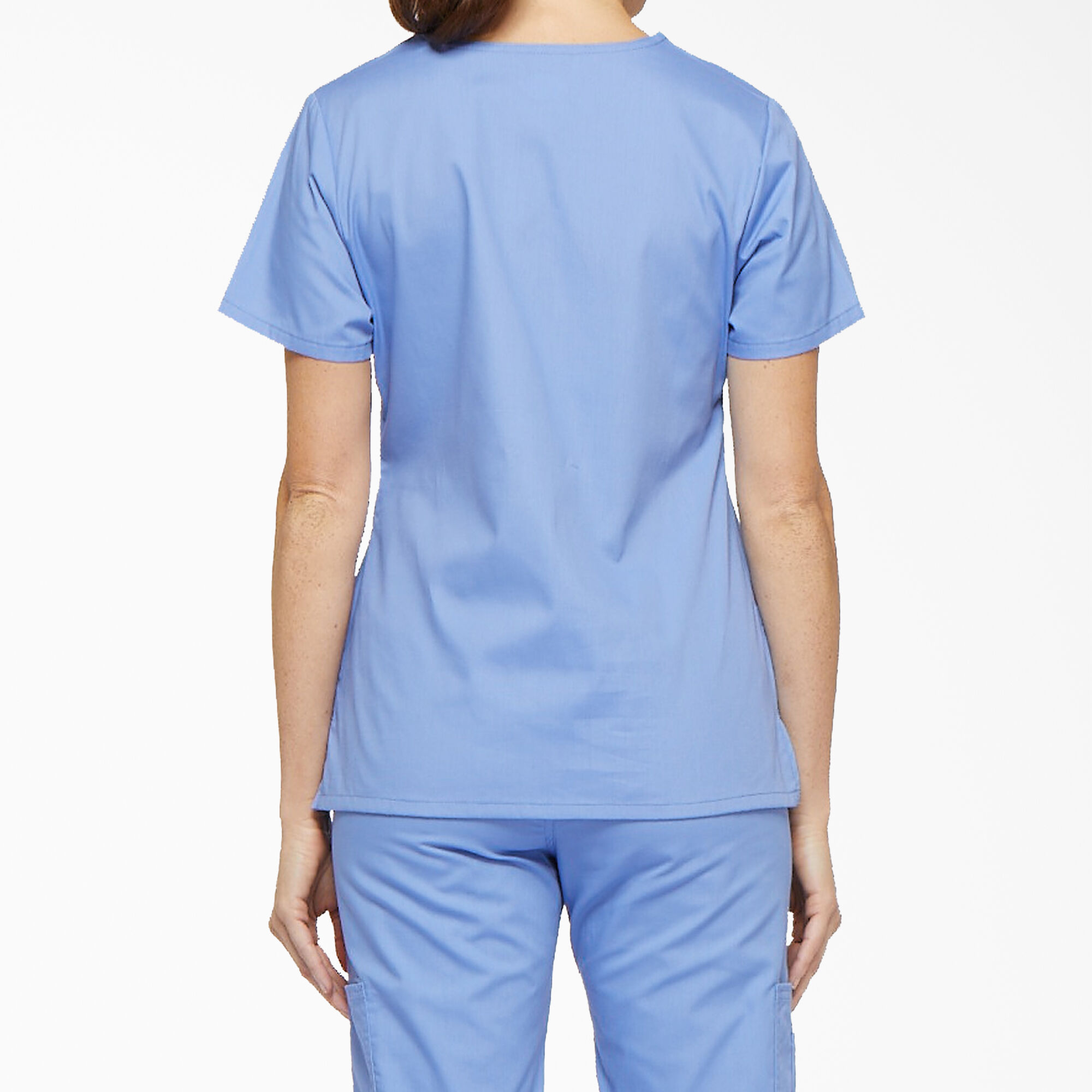 Women's EDS Signature Mock Wrap Scrub Top
