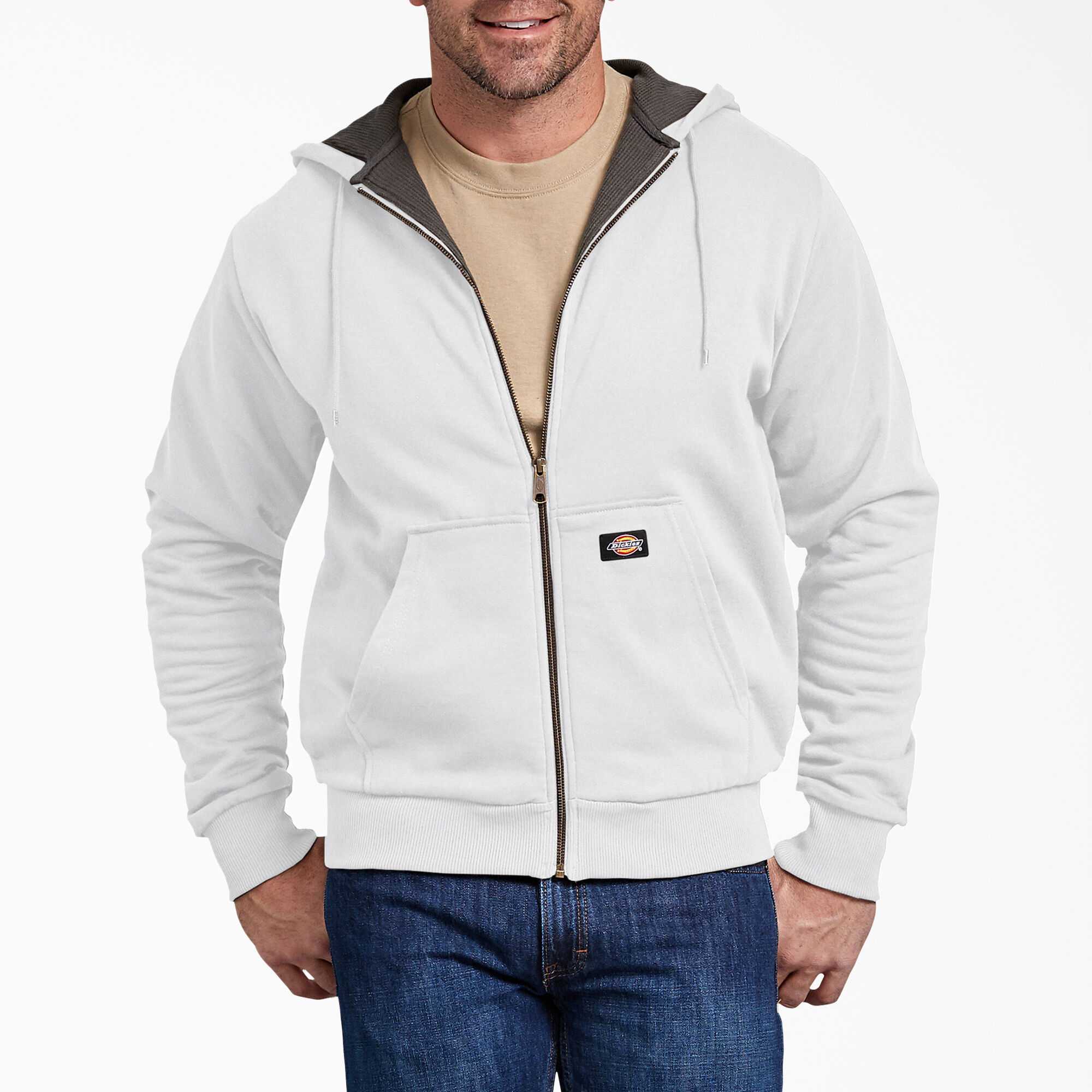 Thermal Lined Fleece Zip Hoodie