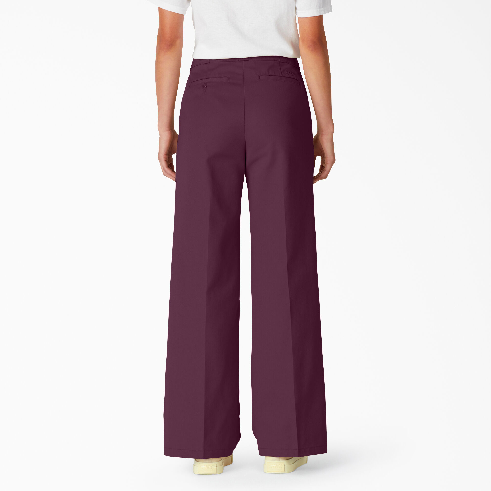 Women's Regular Fit Wide Leg Work Pants